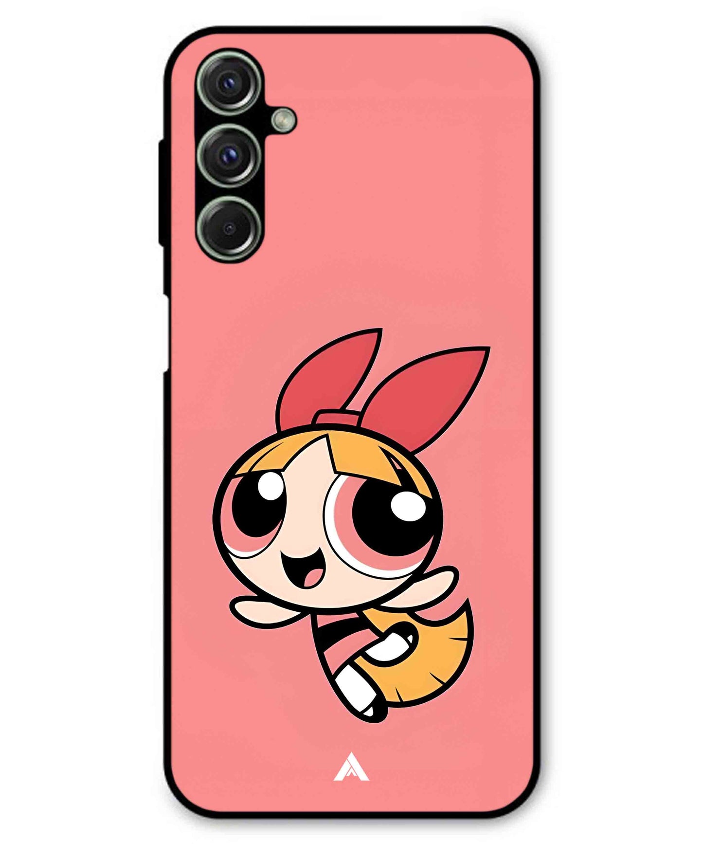 Powerpuff Girls Blossom Metal Back Cover Phone Case for Samsung Galaxy M54