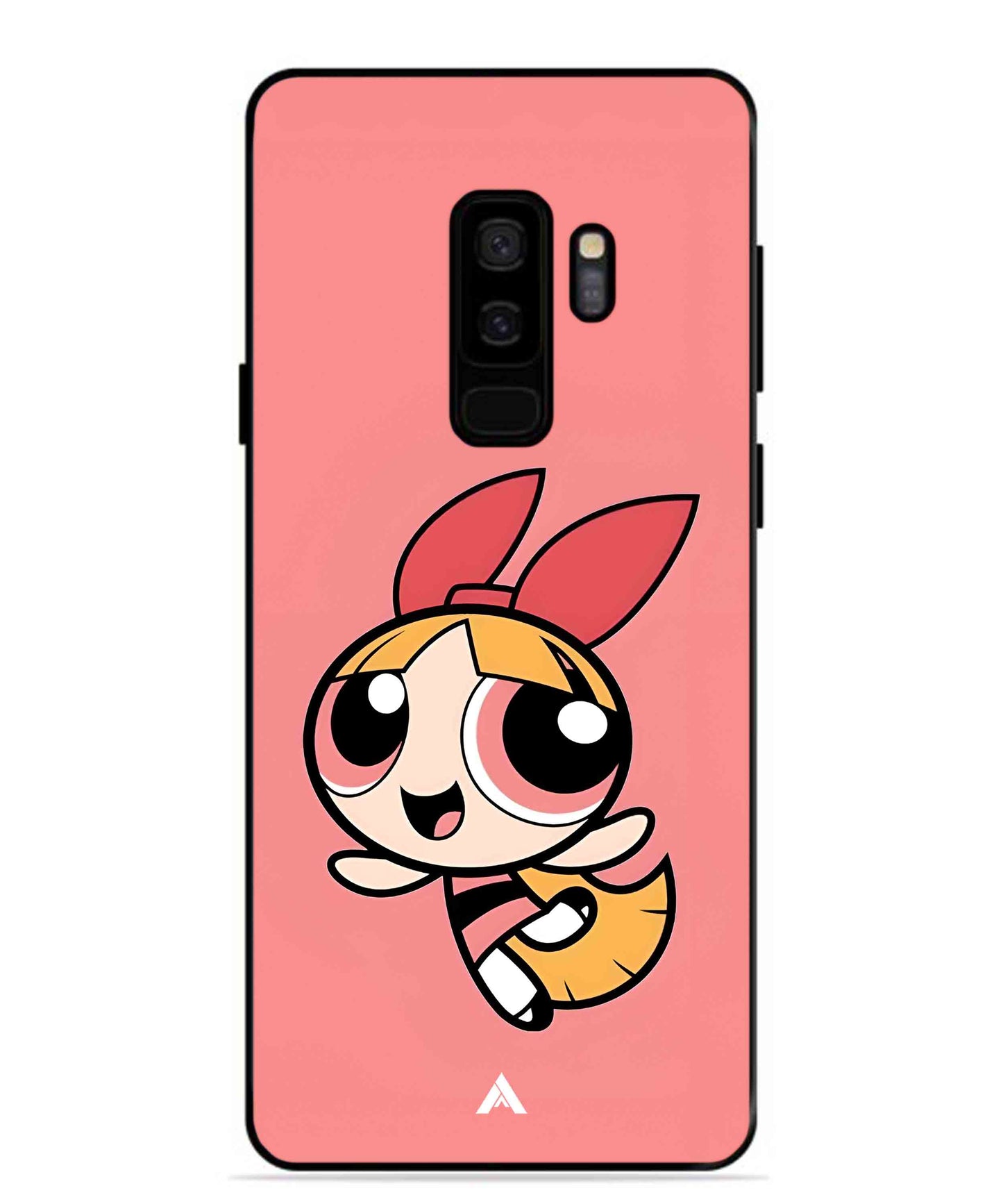 Powerpuff Girls Blossom Metal Back Cover Phone Case for Samsung Galaxy S9 Plus