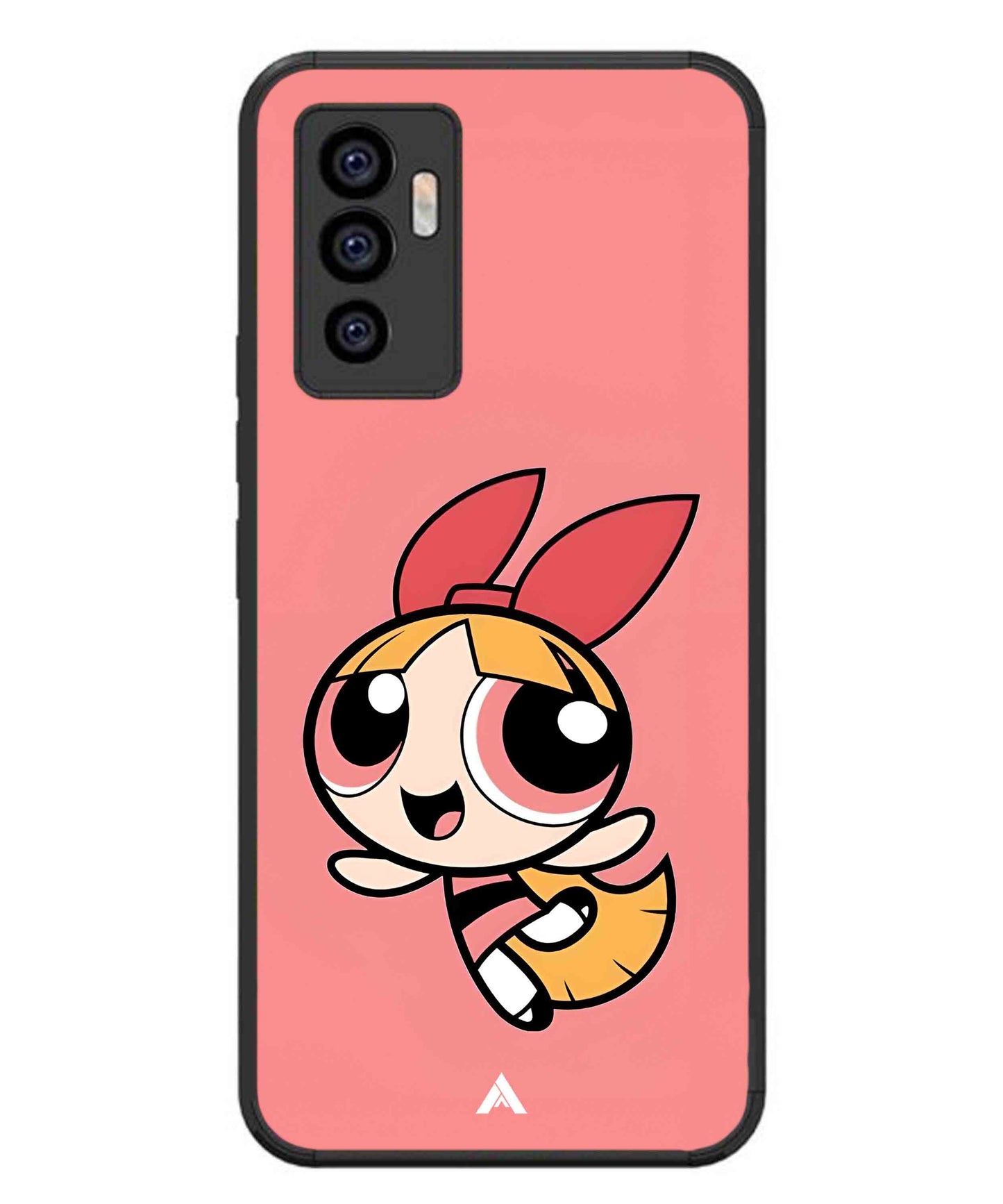 Powerpuff Girls Blossom Metal Back Cover Phone Case for Vivo T1