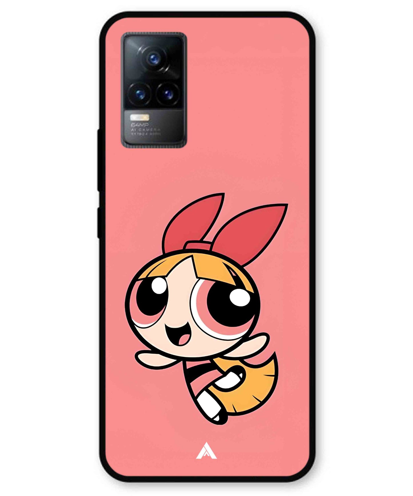 Powerpuff Girls Blossom Metal Back Cover Phone Case for Vivo Y73
