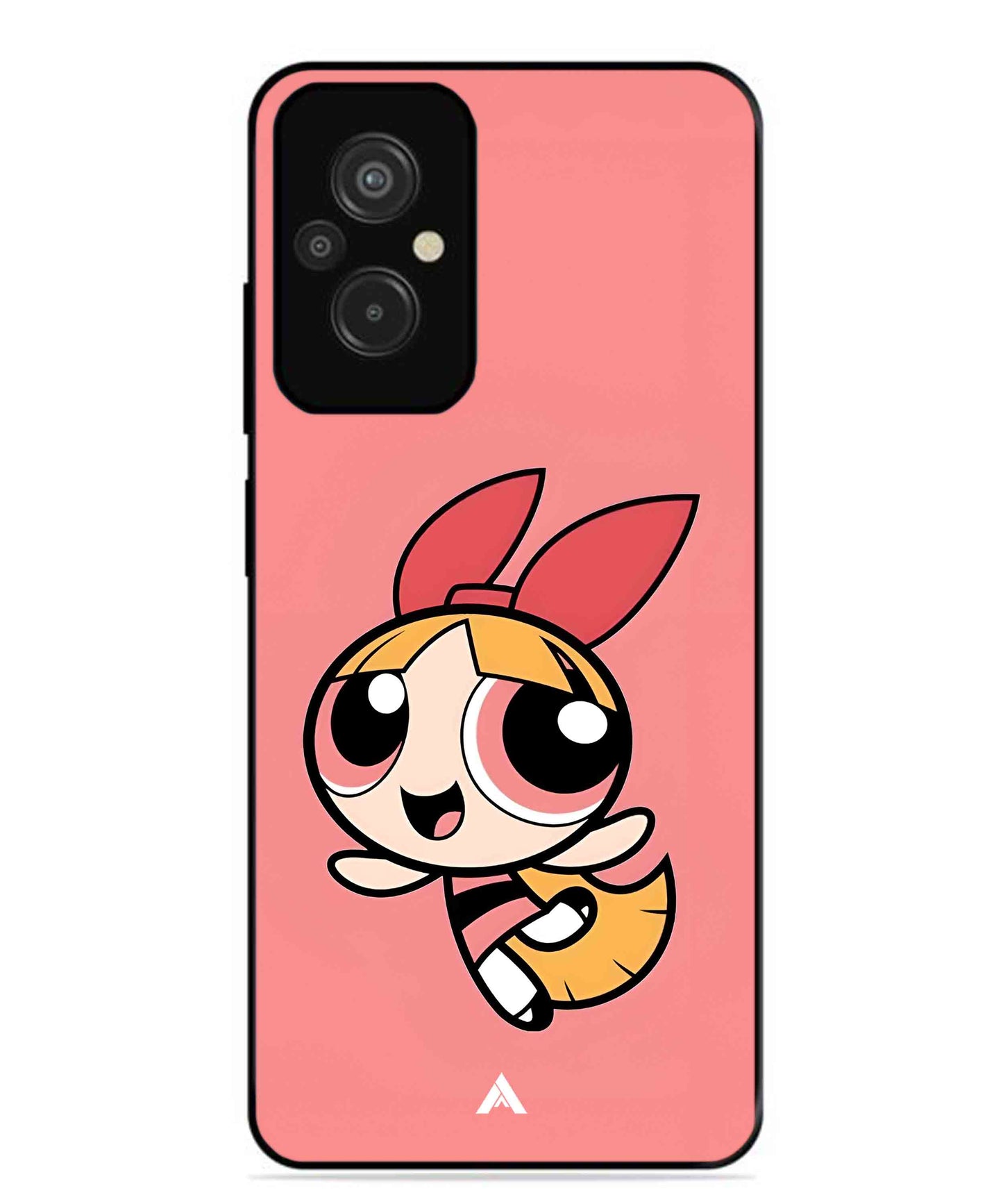 Powerpuff Girls Blossom Metal Back Cover Phone Case for Xiaomi Redmi 11 Prime 4G
