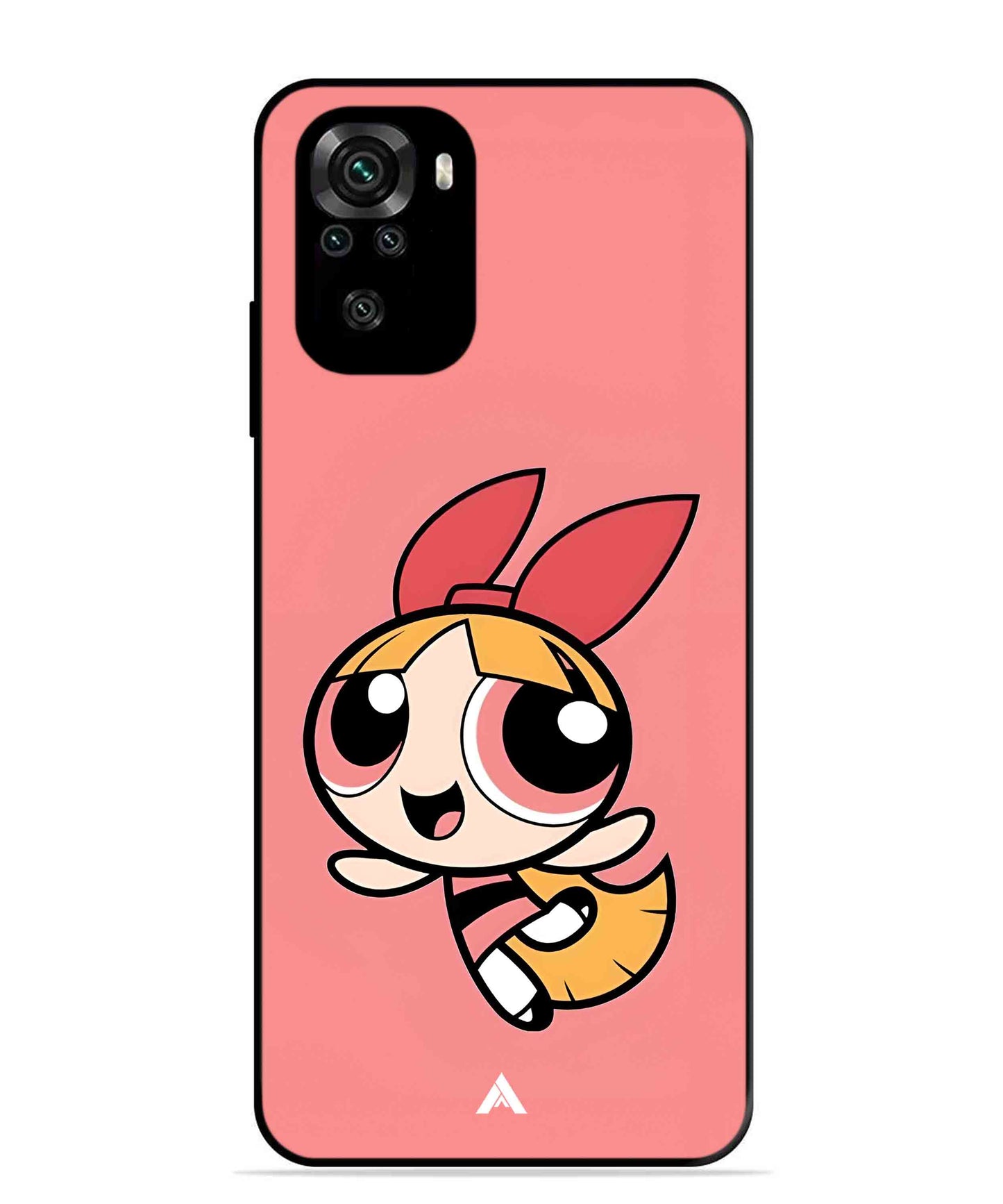 Powerpuff Girls Blossom Metal Back Cover Phone Case for Xiaomi Redmi Note 11SE
