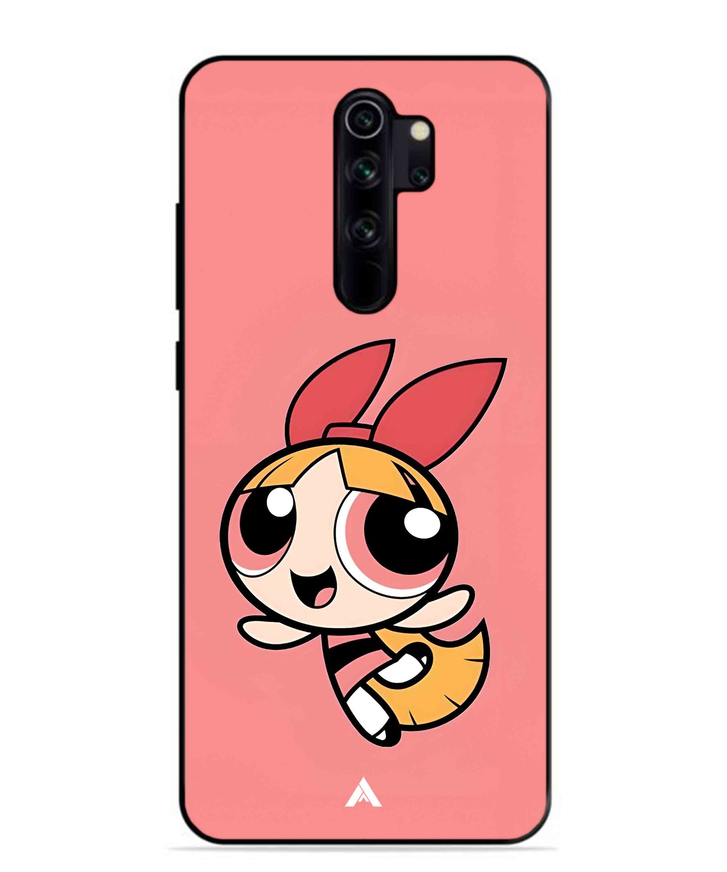 Powerpuff Girls Blossom Metal Back Cover Phone Case for Xiaomi Redmi Note 8 Pro