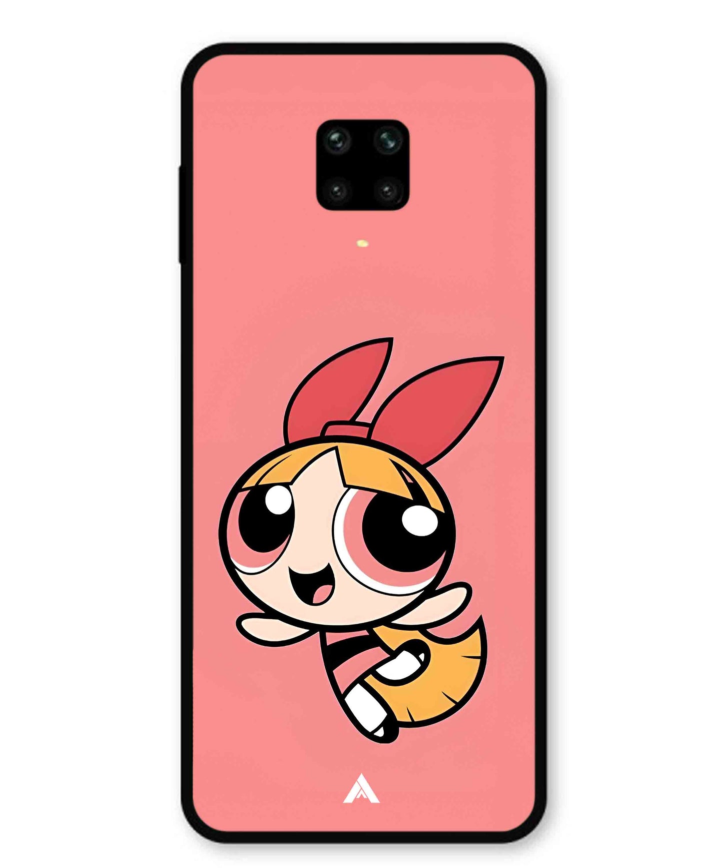 Powerpuff Girls Blossom Metal Back Cover Phone Case for Xiaomi Redmi Note 9 Pro Max