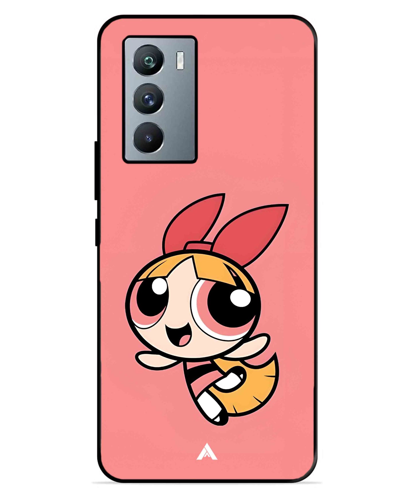 Powerpuff Girls Blossom Metal Back Cover Phone Case for iQOO Neo 5s
