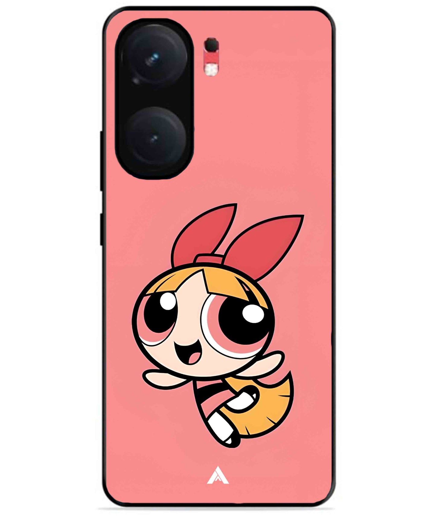 Powerpuff Girls Blossom Metal Back Cover Phone Case for iQOO Neo 9 Pro