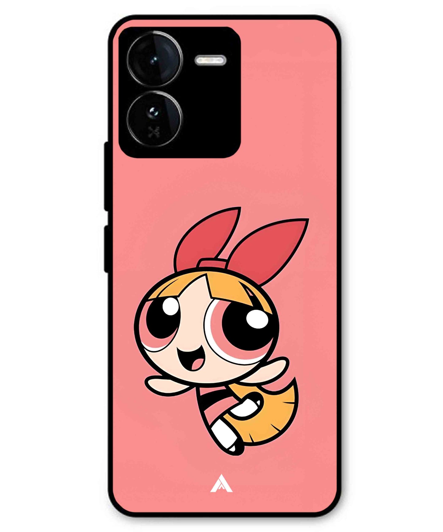 Powerpuff Girls Blossom Metal Back Cover Phone Case for iQOO Z9