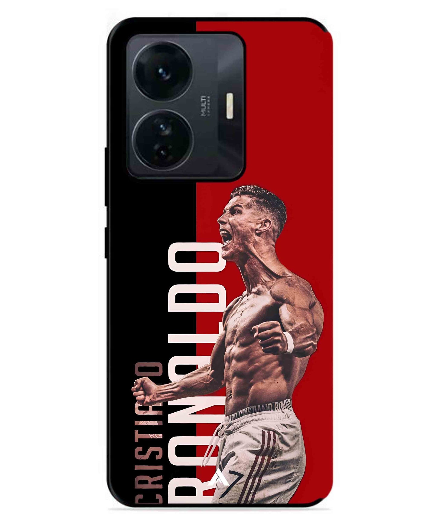 Ronaldo 01 Football Aesthetic Metal Back Cover Phone Case for IQOO Z6 Pro