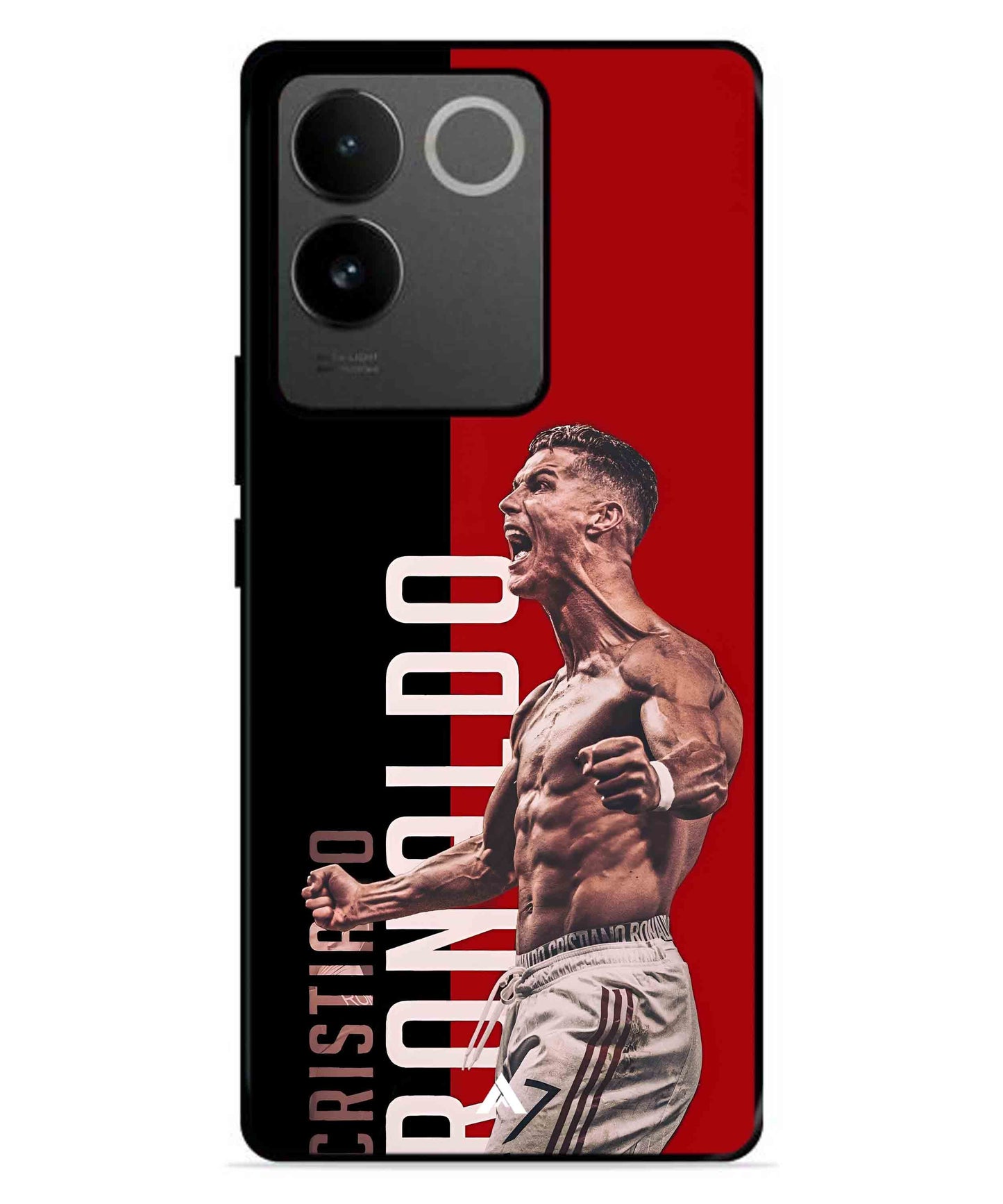 Ronaldo 01 Football Aesthetic Metal Back Cover Phone Case for IQOO Z7 Pro
