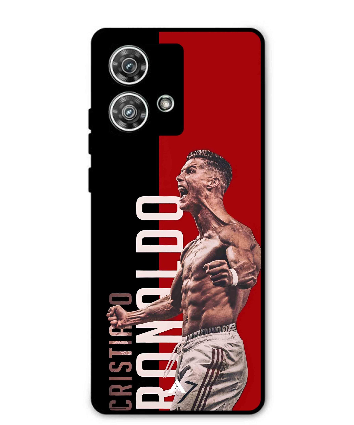 Ronaldo 01 Football Aesthetic Metal Back Cover Phone Case for Moto Edge 40 Neo