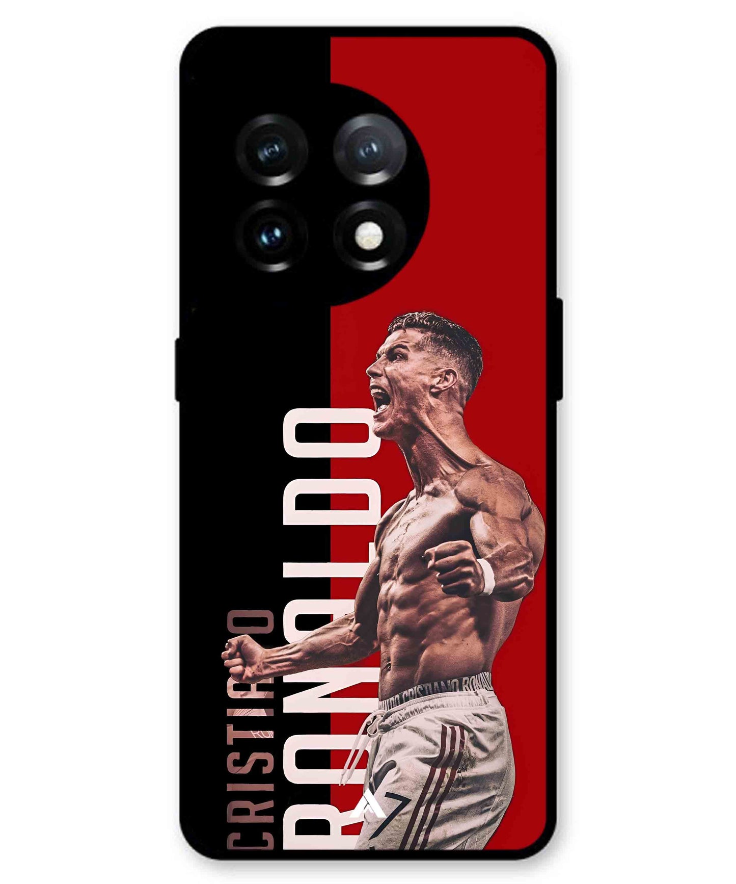 Ronaldo 01 Football Aesthetic Metal Back Cover Phone Case for Oneplus 11