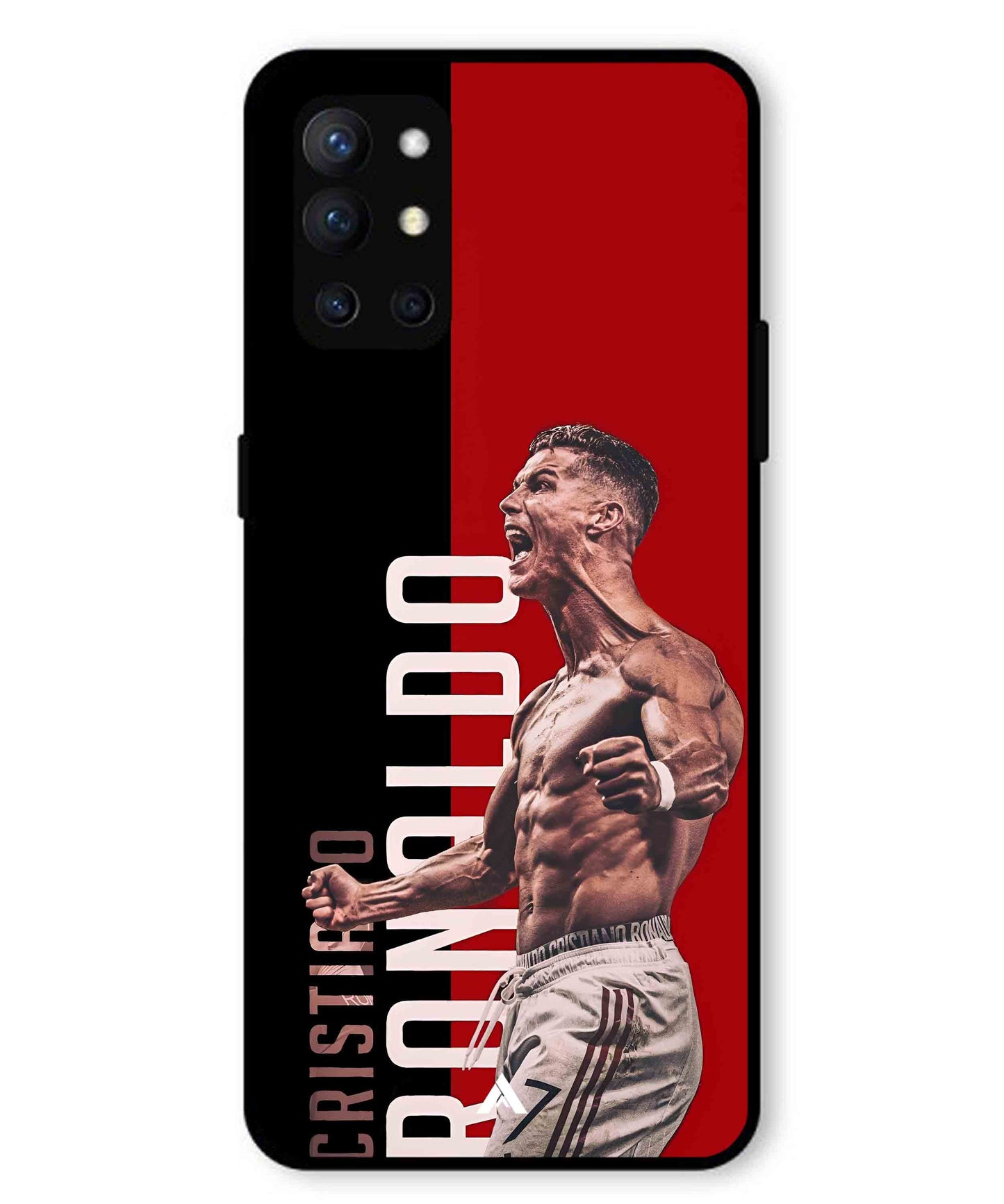 Ronaldo 01 Football Aesthetic Metal Back Cover Phone Case for Oneplus 9R