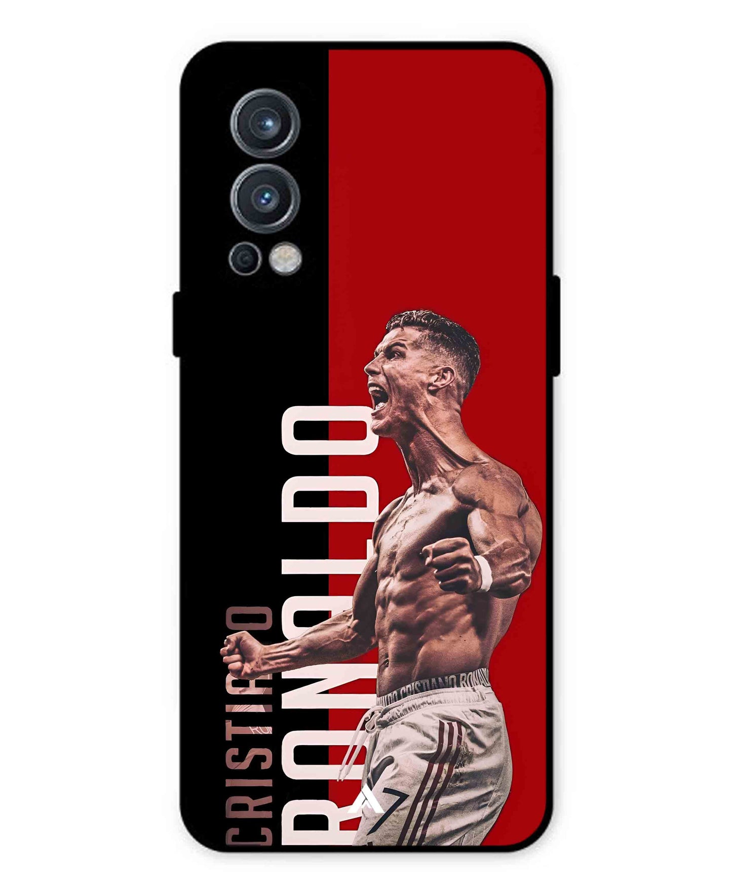 Ronaldo 01 Football Aesthetic Metal Back Cover Phone Case for Oneplus Nord 2