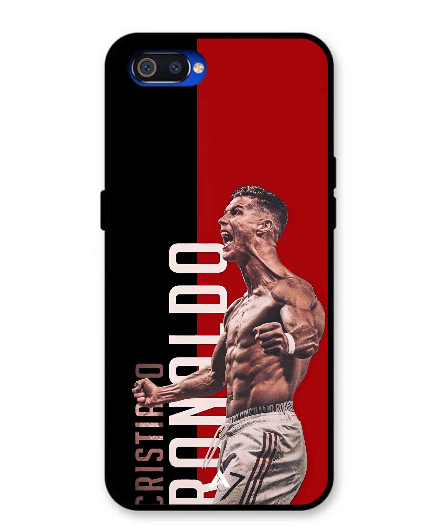 Ronaldo 01 Football Aesthetic Metal Back Cover Phone Case for Oppo A1K