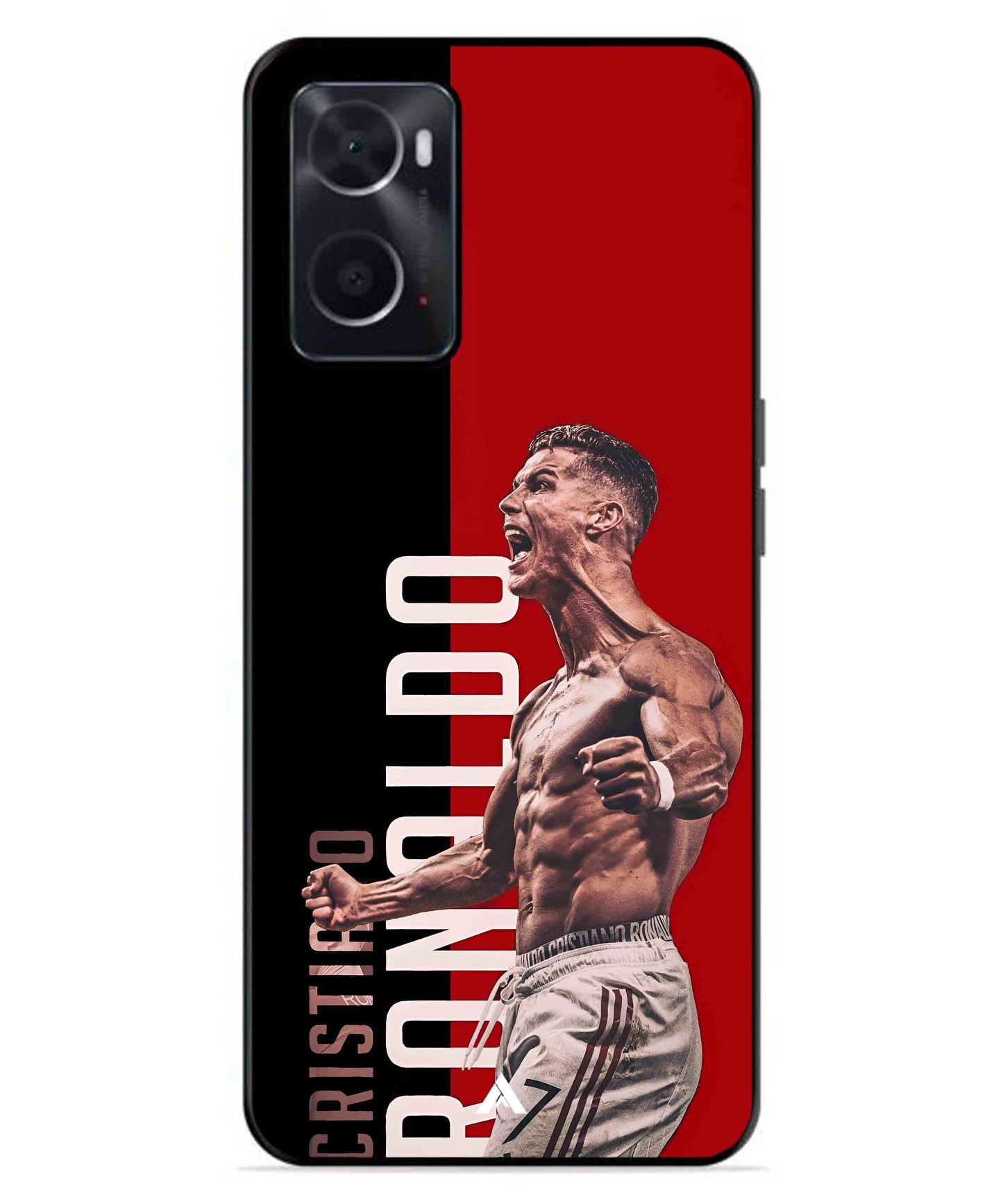 Ronaldo 01 Football Aesthetic Metal Back Cover Phone Case for Oppo A96