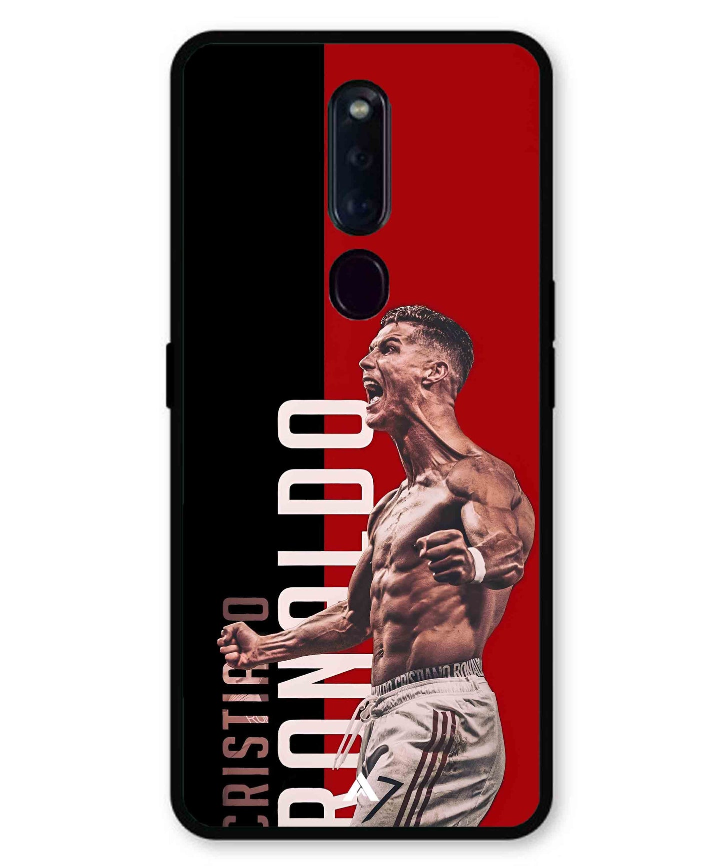 Ronaldo 01 Football Aesthetic Metal Back Cover Phone Case for Oppo F11 Pro