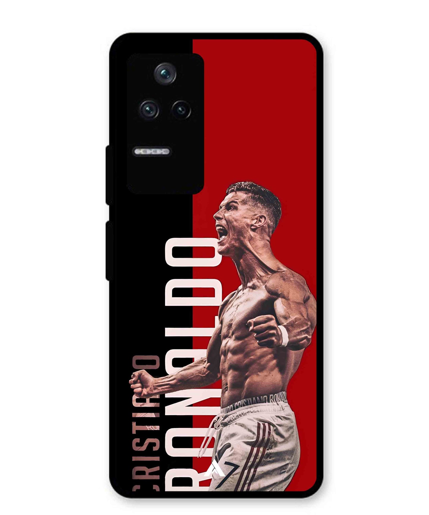 Ronaldo 01 Football Aesthetic Metal Back Cover Phone Case for Poco F4