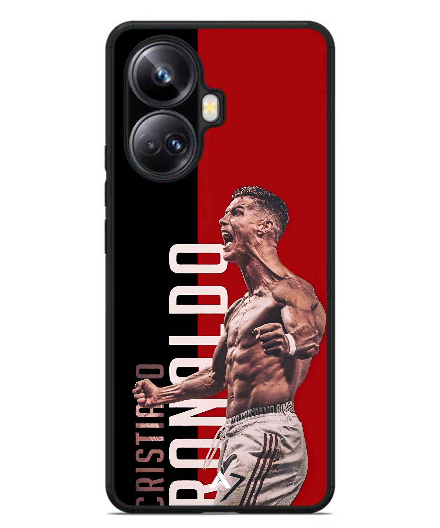 Ronaldo 01 Football Aesthetic Metal Back Cover Phone Case for Realme 10 Pro Plus