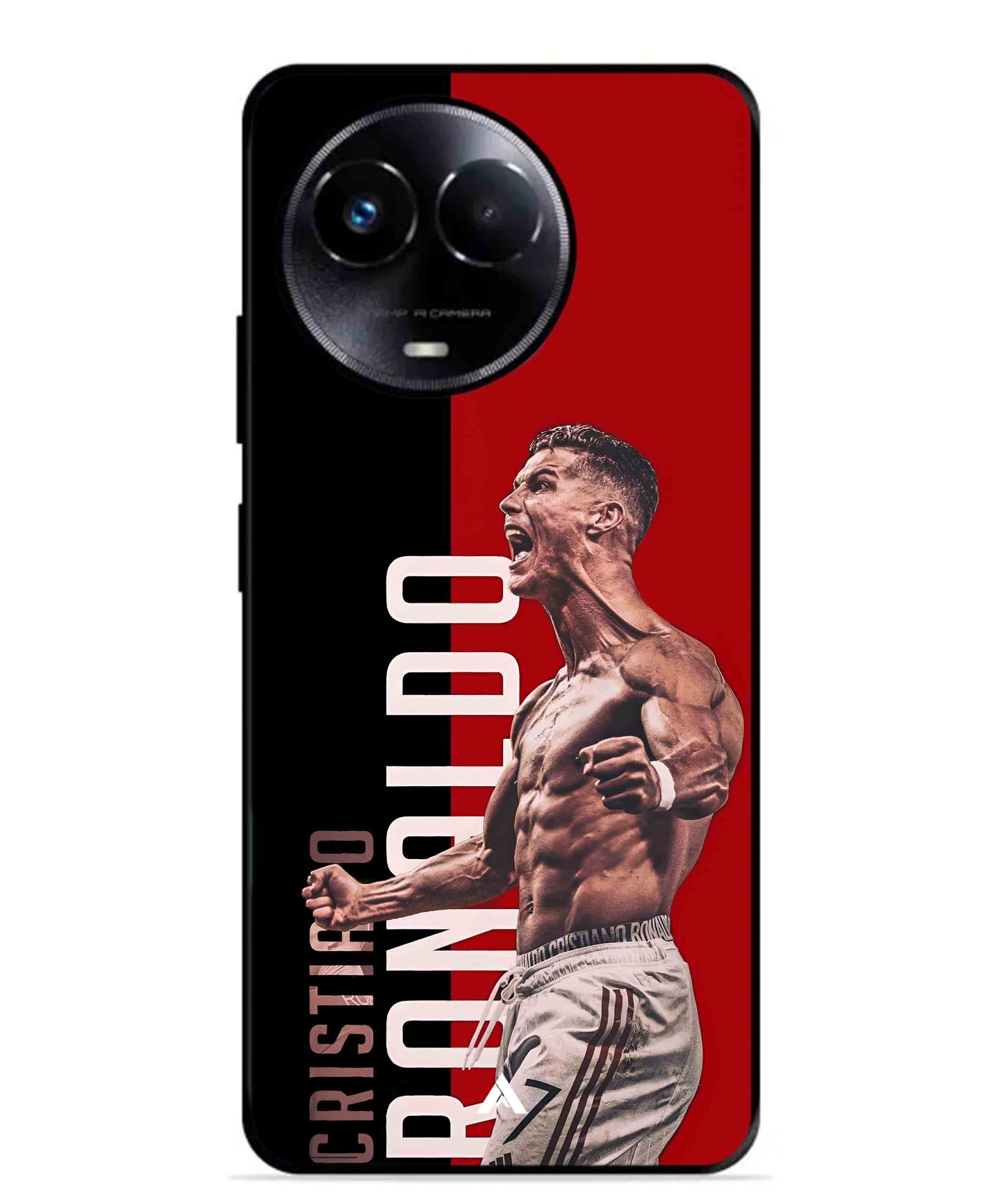 Ronaldo 01 Football Aesthetic Metal Back Cover Phone Case for Realme 11X