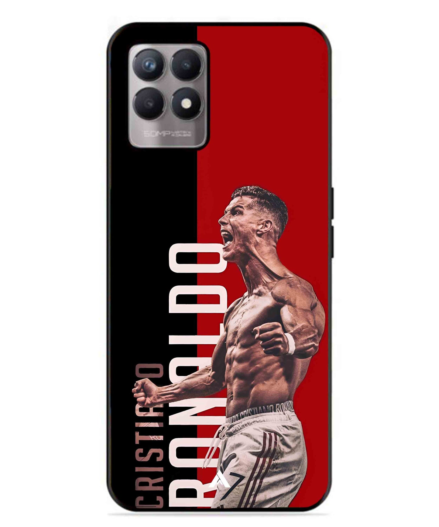 Ronaldo 01 Football Aesthetic Metal Back Cover Phone Case for Realme Narzo 50