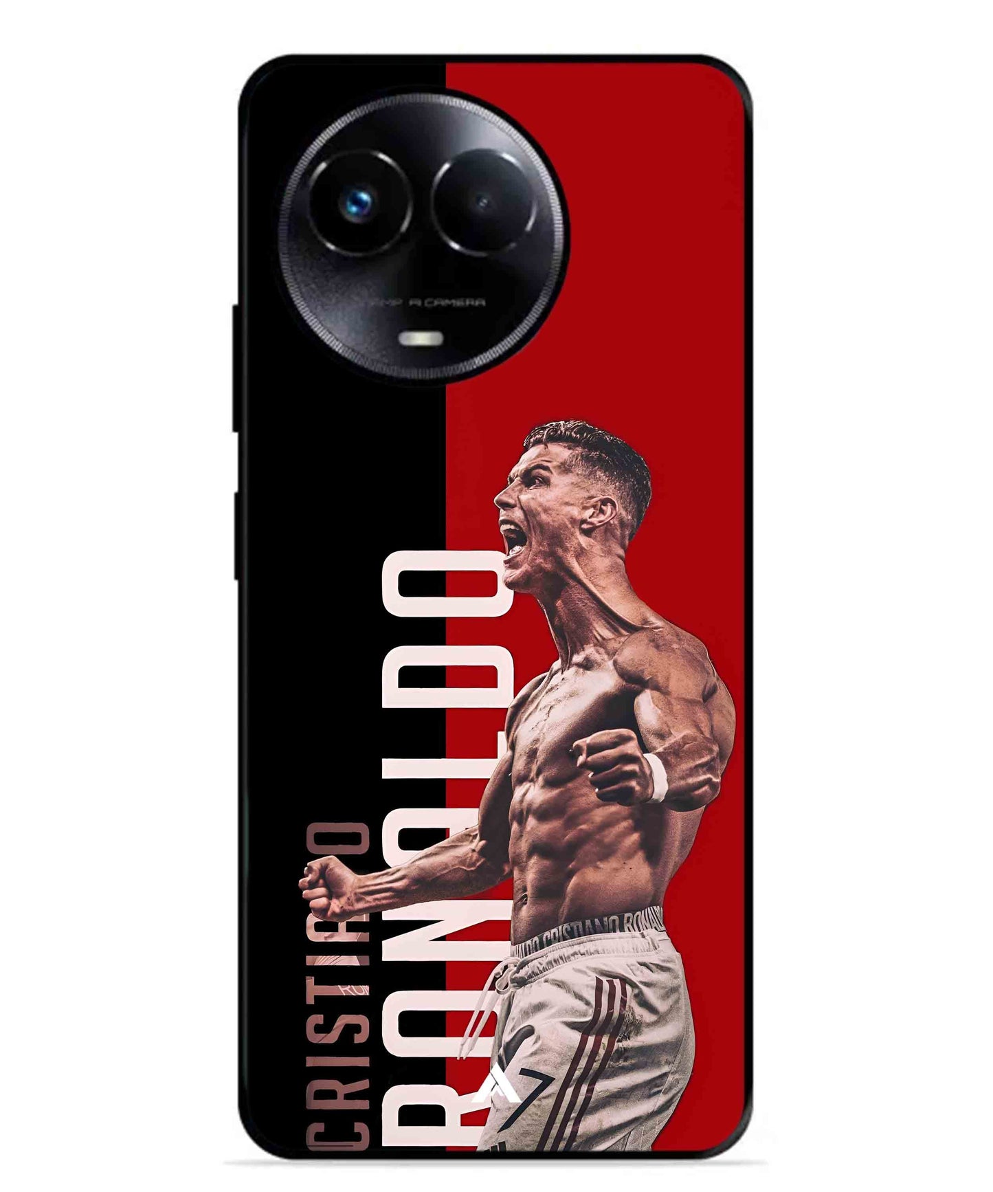 Ronaldo 01 Football Aesthetic Metal Back Cover Phone Case for Realme Narzo 60X