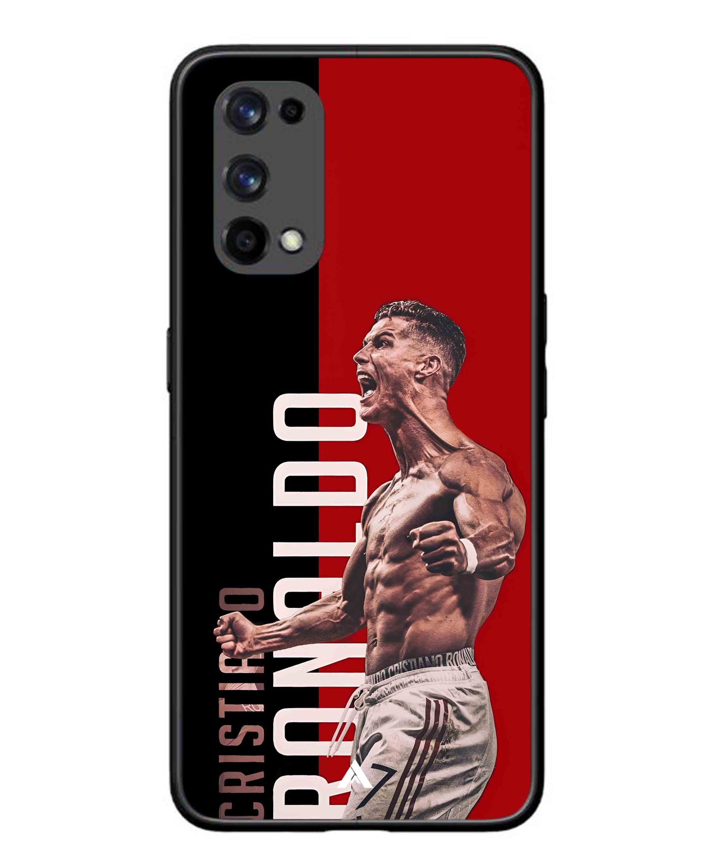 Ronaldo 01 Football Aesthetic Metal Back Cover Phone Case for Realme X7 Pro