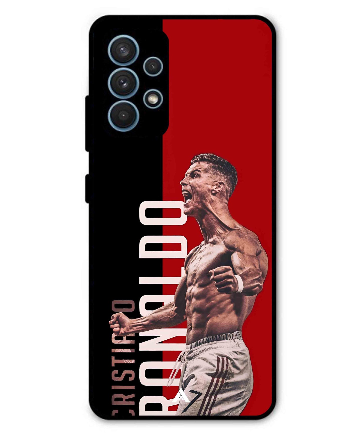 Ronaldo 01 Football Aesthetic Metal Back Cover Phone Case for Samsung Galaxy A52