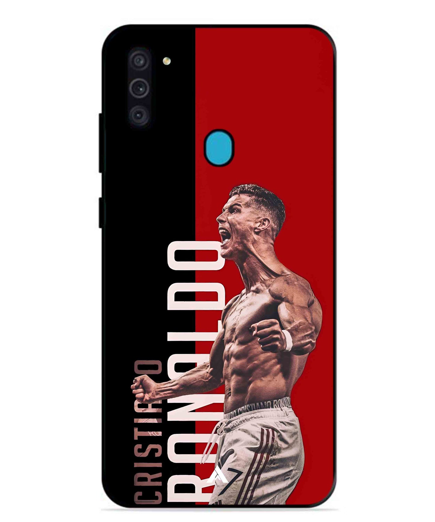 Ronaldo 01 Football Aesthetic Metal Back Cover Phone Case for Samsung Galaxy F11