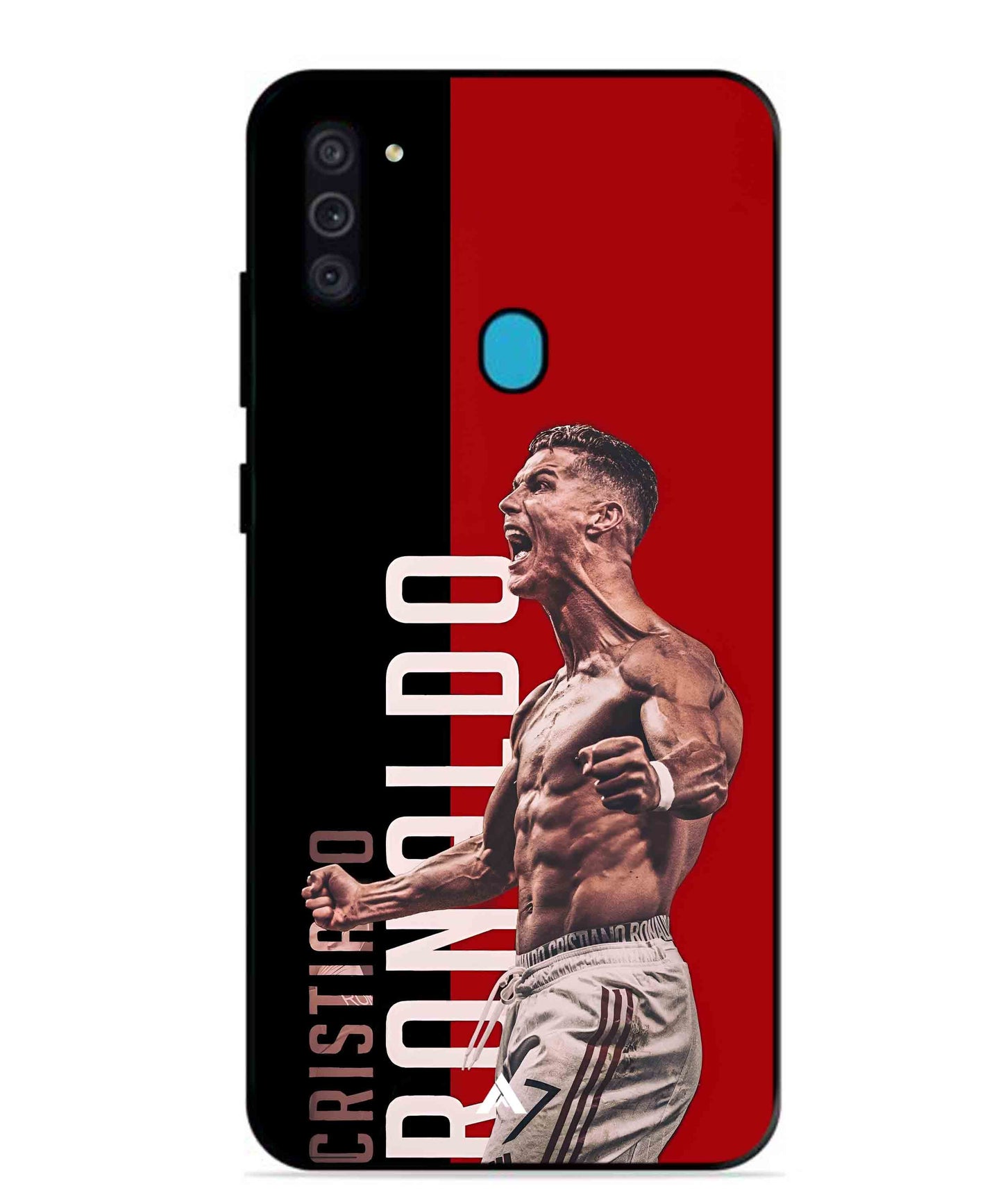 Ronaldo 01 Football Aesthetic Metal Back Cover Phone Case for Samsung Galaxy M11