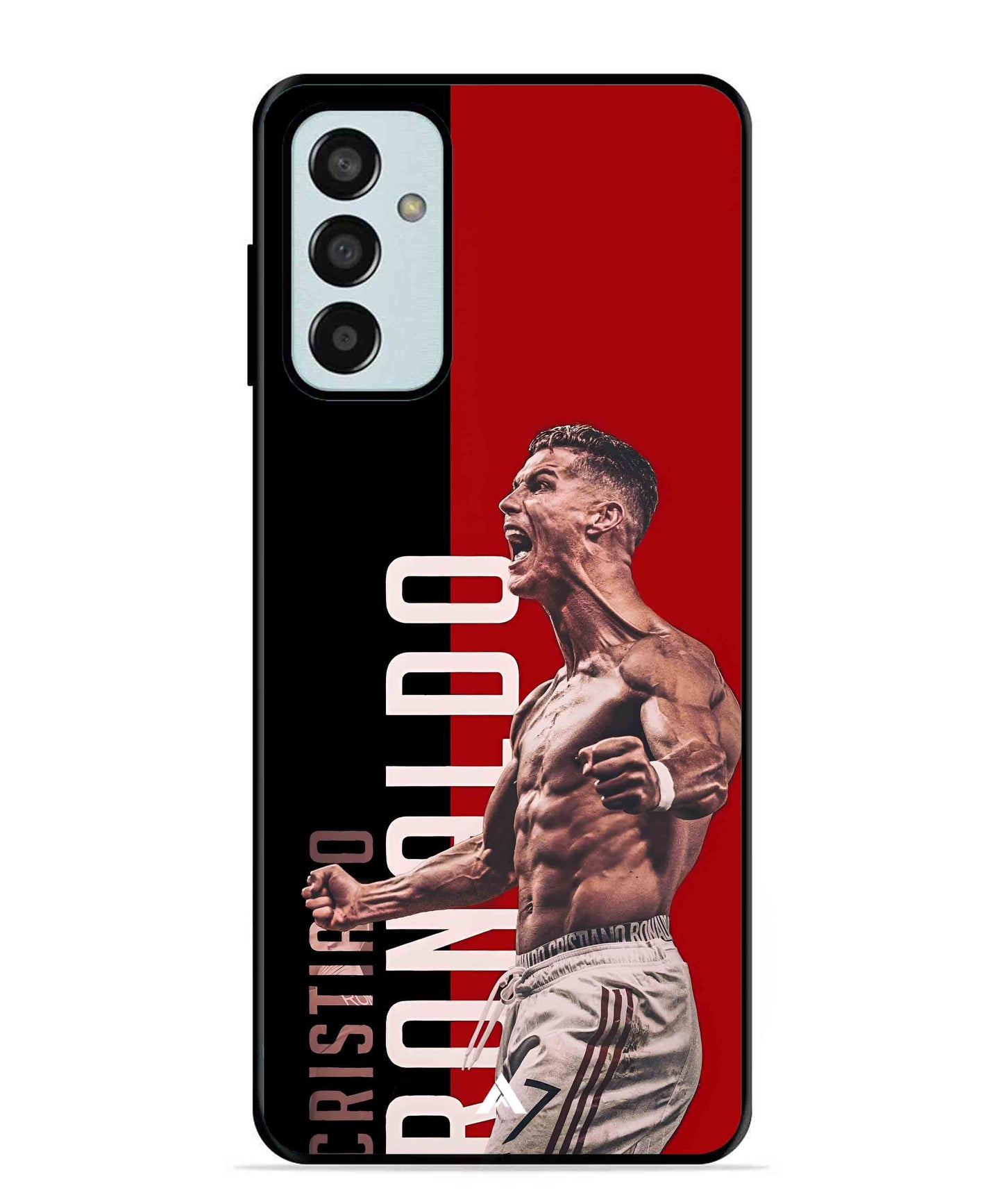 Ronaldo 01 Football Aesthetic Metal Back Cover Phone Case for Samsung Galaxy M13 4G