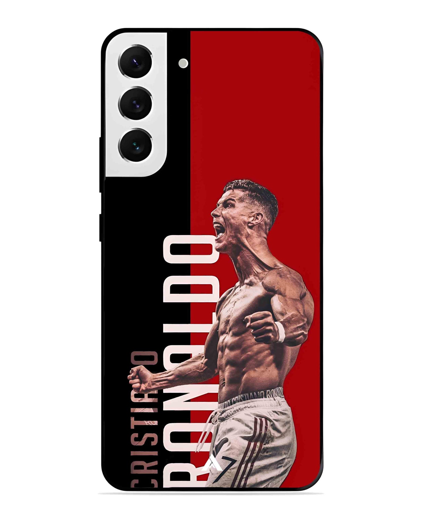 Ronaldo 01 Football Aesthetic Metal Back Cover Phone Case for Samsung Galaxy S22 Plus