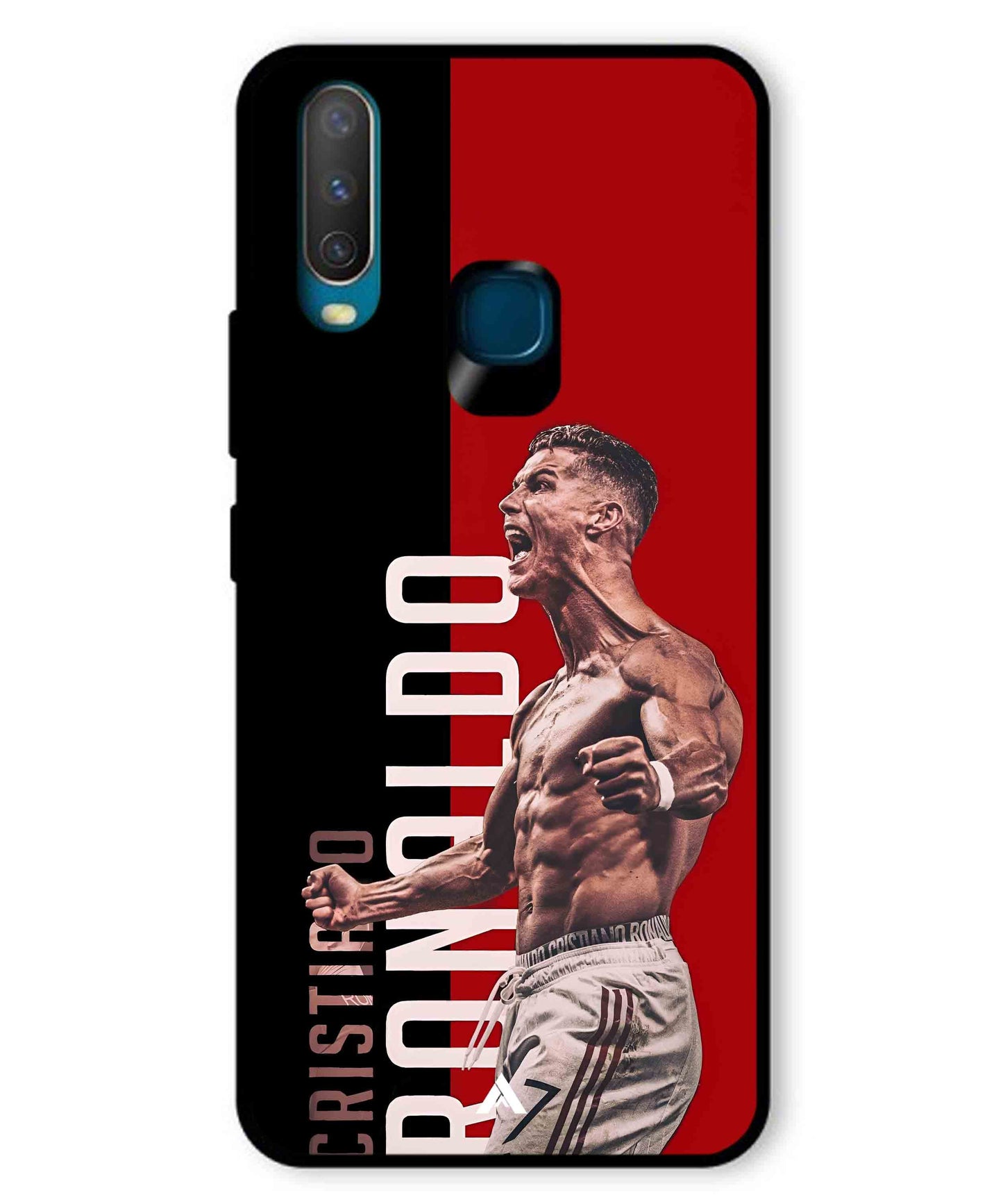 Ronaldo 01 Football Aesthetic Metal Back Cover Phone Case for Vivo Y17