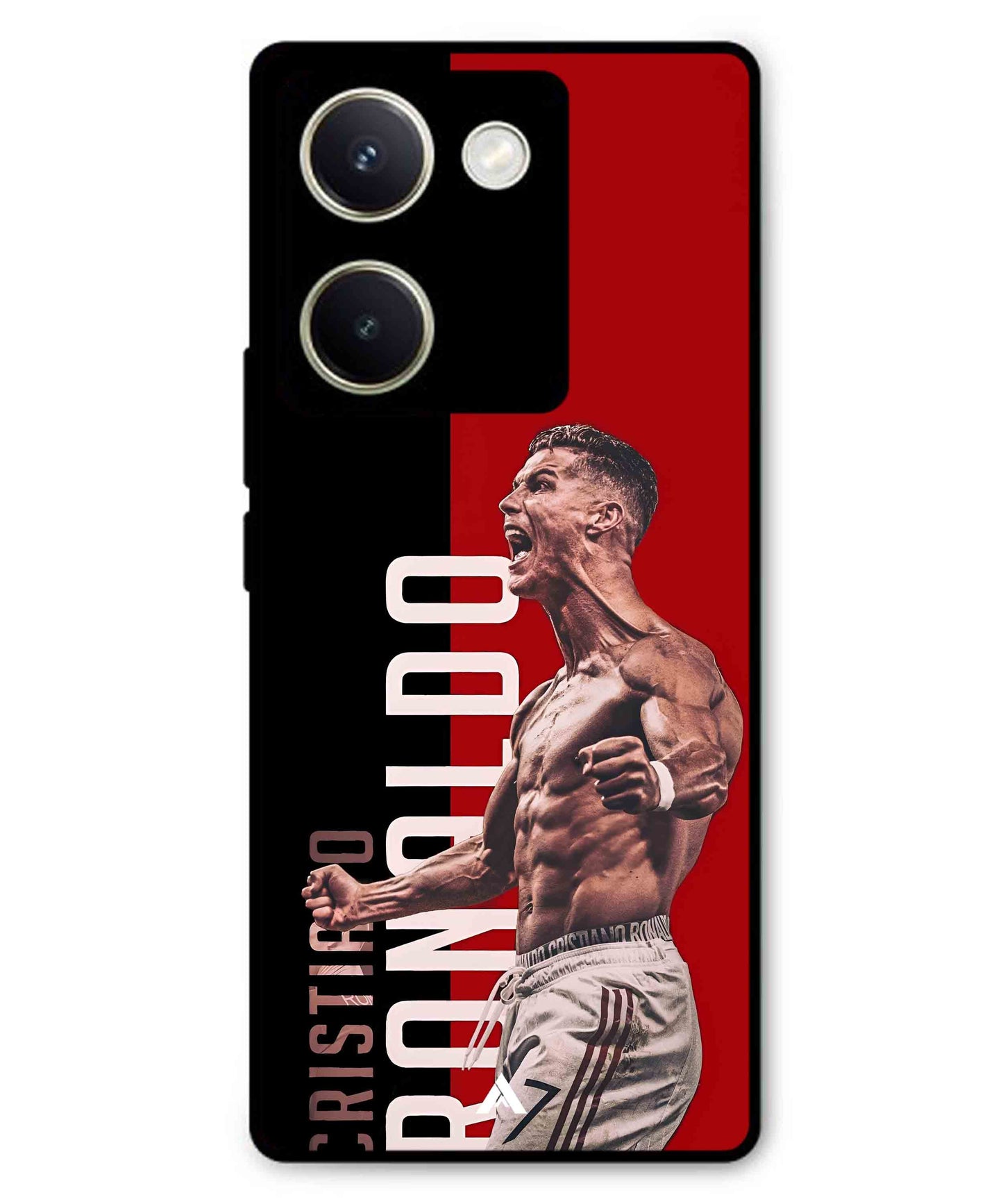 Ronaldo 01 Football Aesthetic Metal Back Cover Phone Case for Vivo Y300 Plus