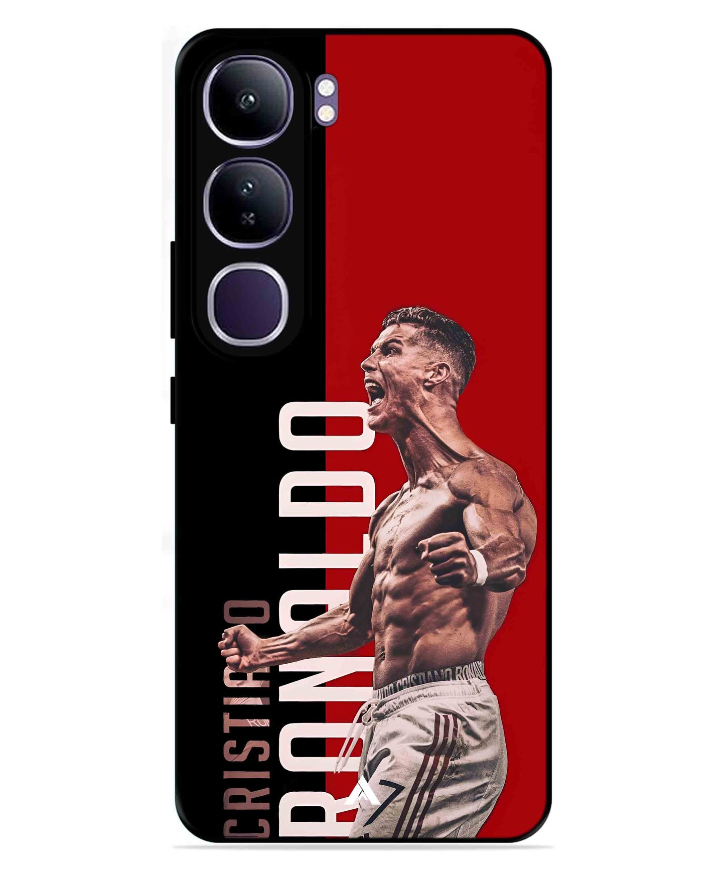 Ronaldo 01 Football Aesthetic Metal Back Cover Phone Case for Vivo Y300