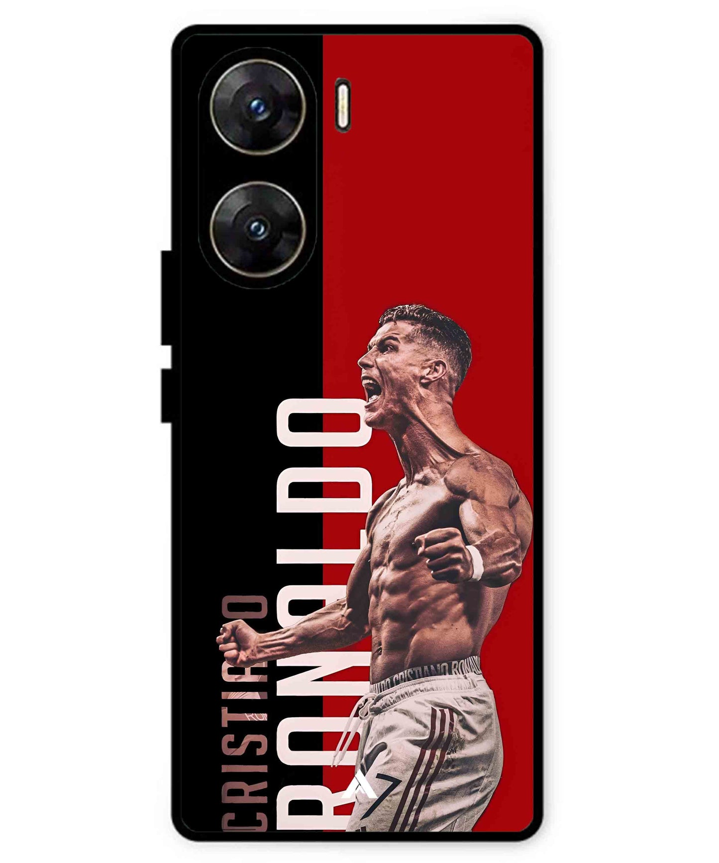 Ronaldo 01 Football Aesthetic Metal Back Cover Phone Case for Vivo v29e