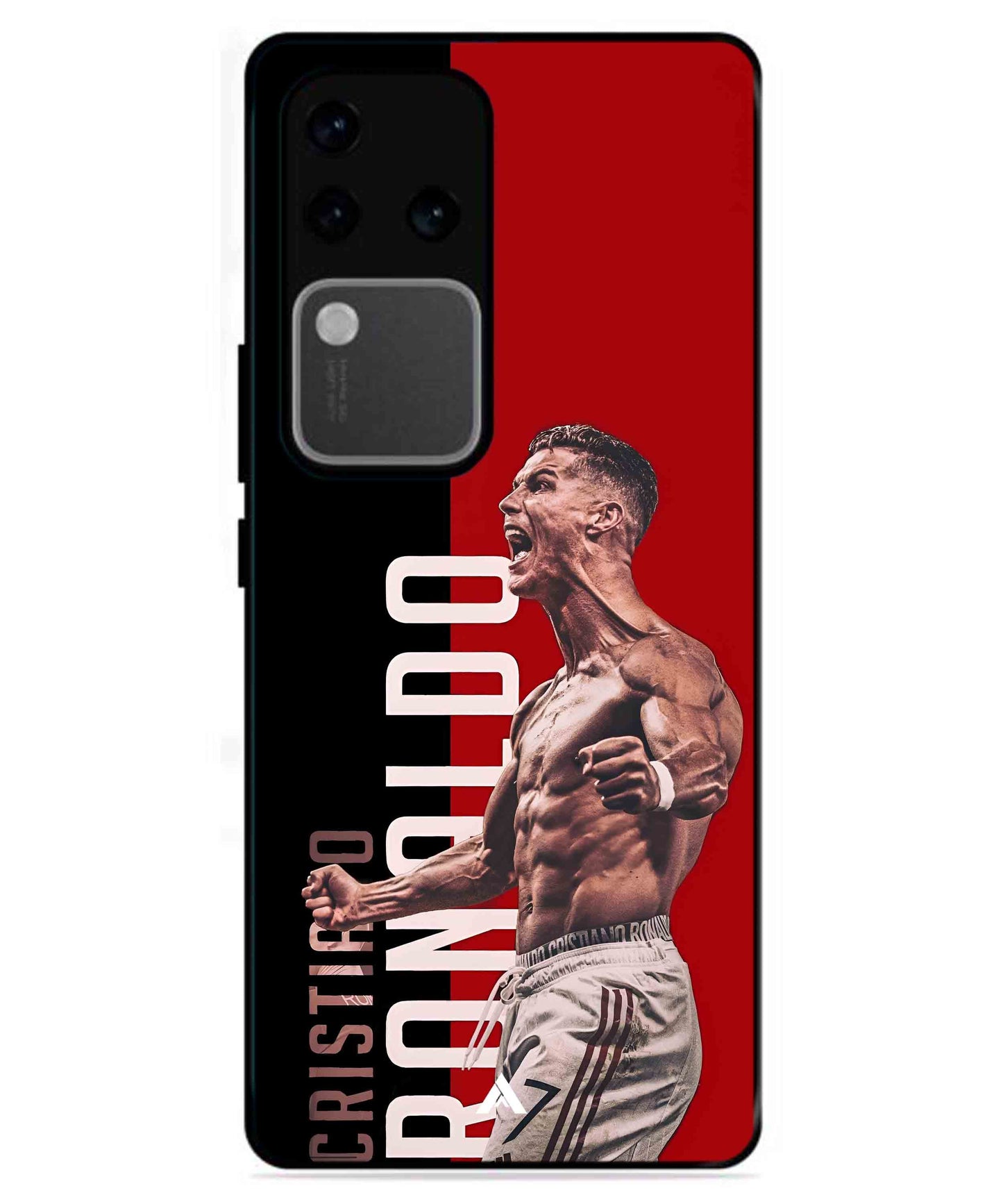Ronaldo 01 Football Aesthetic Metal Back Cover Phone Case for Vivo v30 Pro