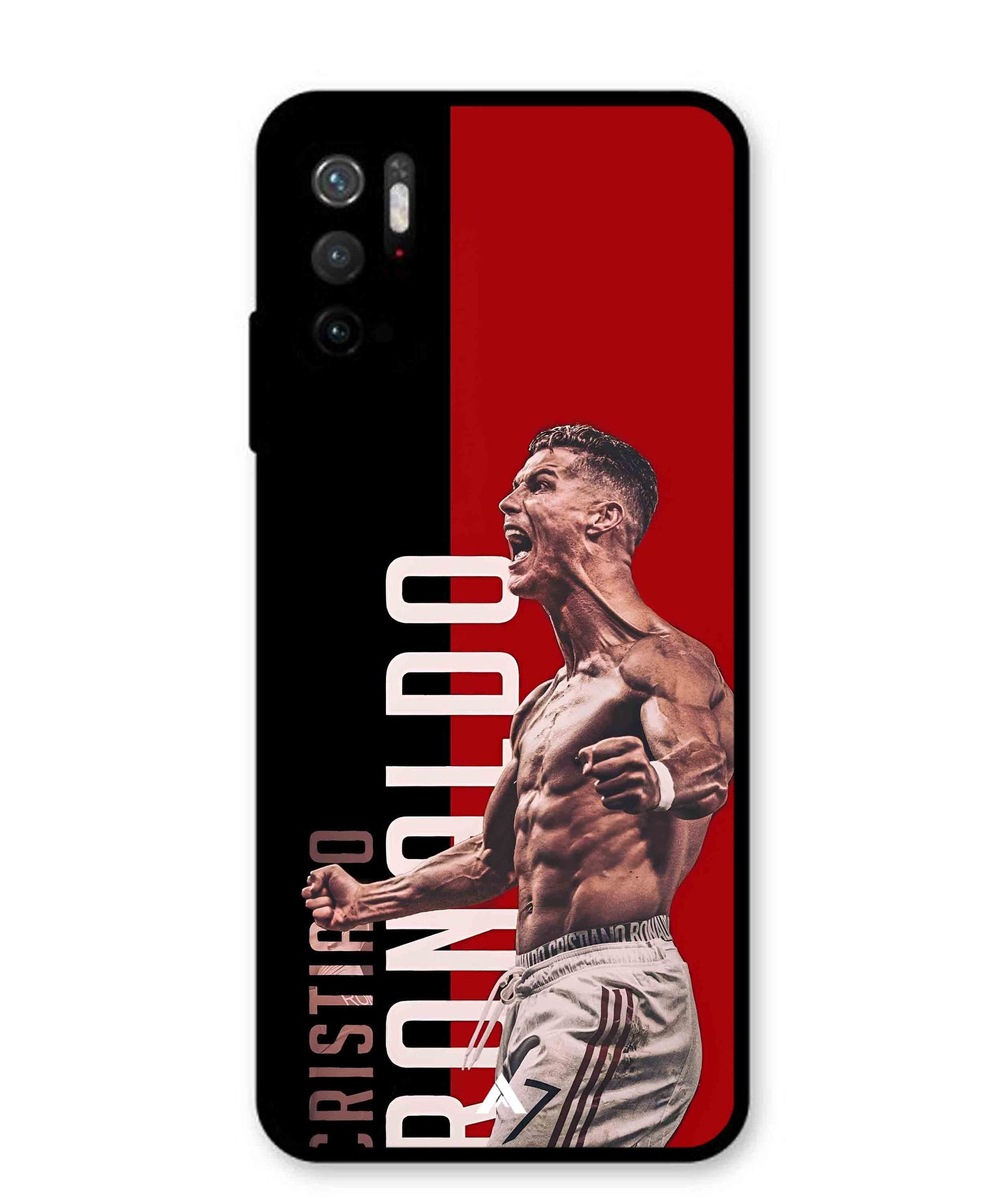 Ronaldo 01 Football Aesthetic Metal Back Cover Phone Case for Xiaomi Redmi Note 10T