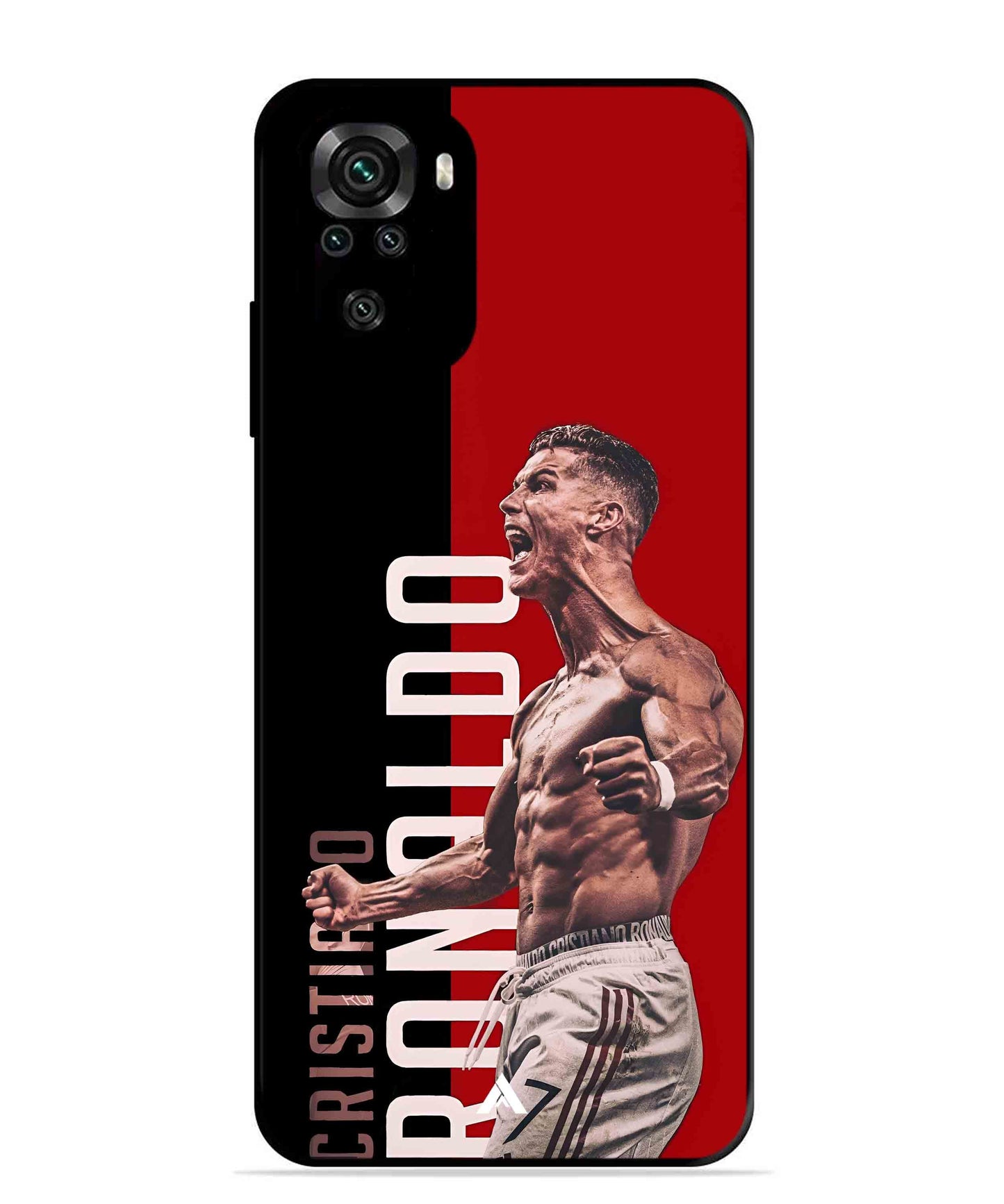 Ronaldo 01 Football Aesthetic Metal Back Cover Phone Case for Xiaomi Redmi Note 11SE