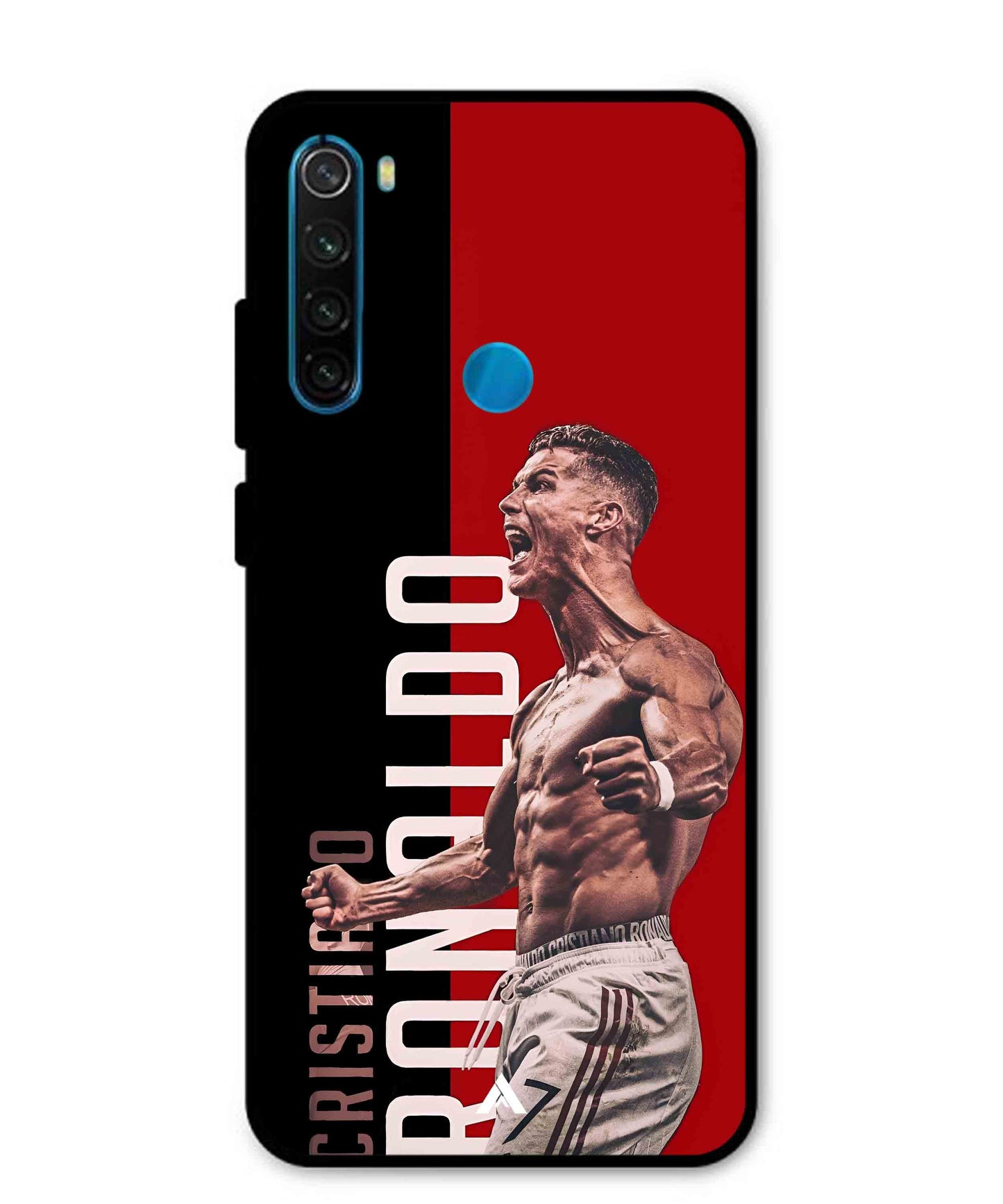 Ronaldo 01 Football Aesthetic Metal Back Cover Phone Case for Xiaomi Redmi Note 8