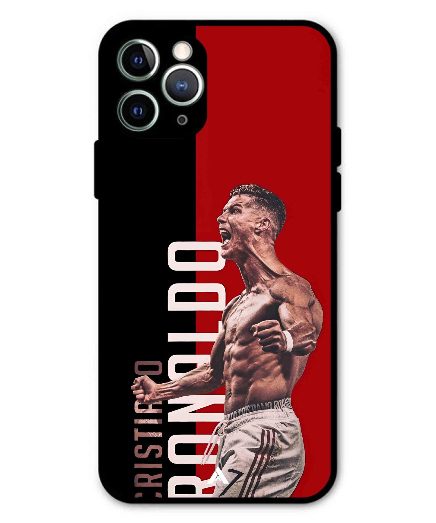 Ronaldo 01 Football Aesthetic Metal Back Cover Phone Case for iPhone 11 Pro Max
