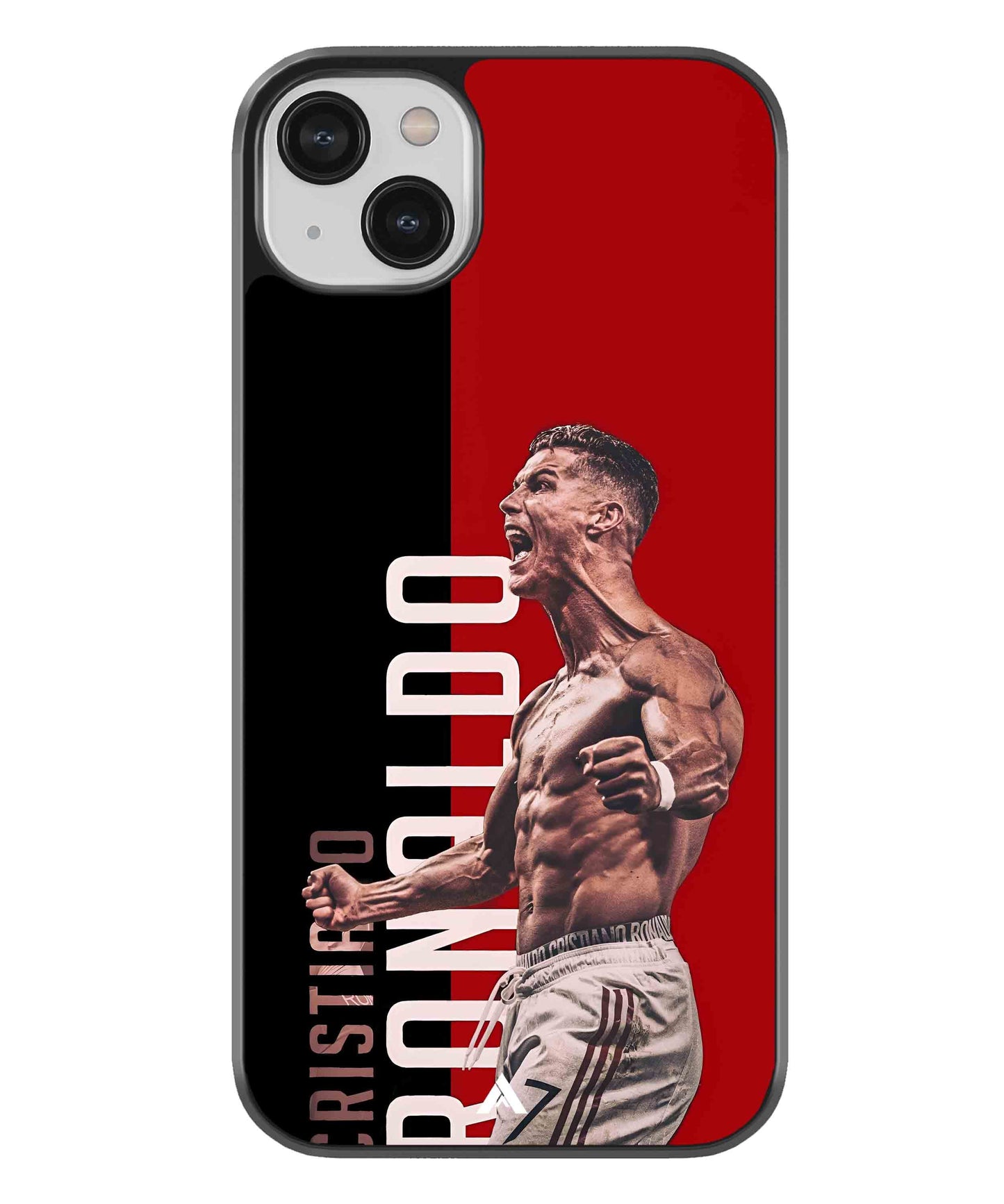 Ronaldo 01 Football Aesthetic Metal Back Cover Phone Case for iPhone 13