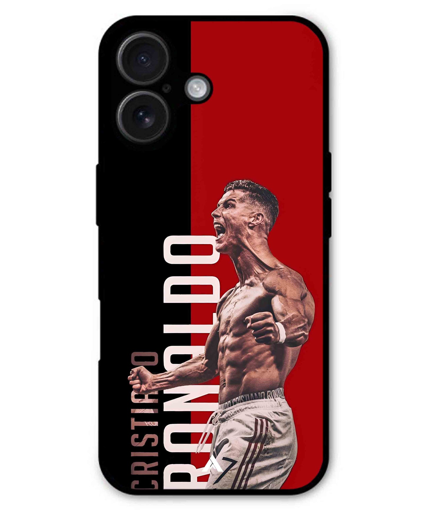 Ronaldo 01 Football Aesthetic Metal Back Cover Phone Case for iPhone 16