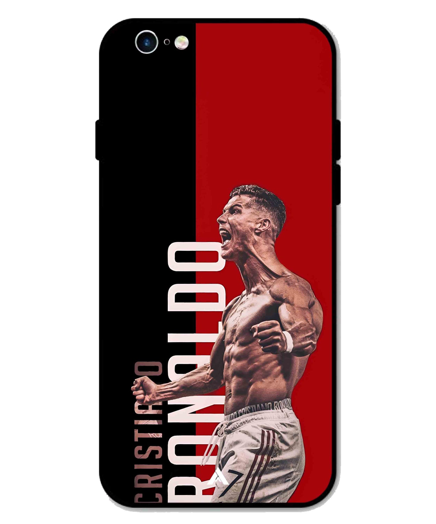 Ronaldo 01 Football Aesthetic Metal Back Cover Phone Case for iPhone 6
