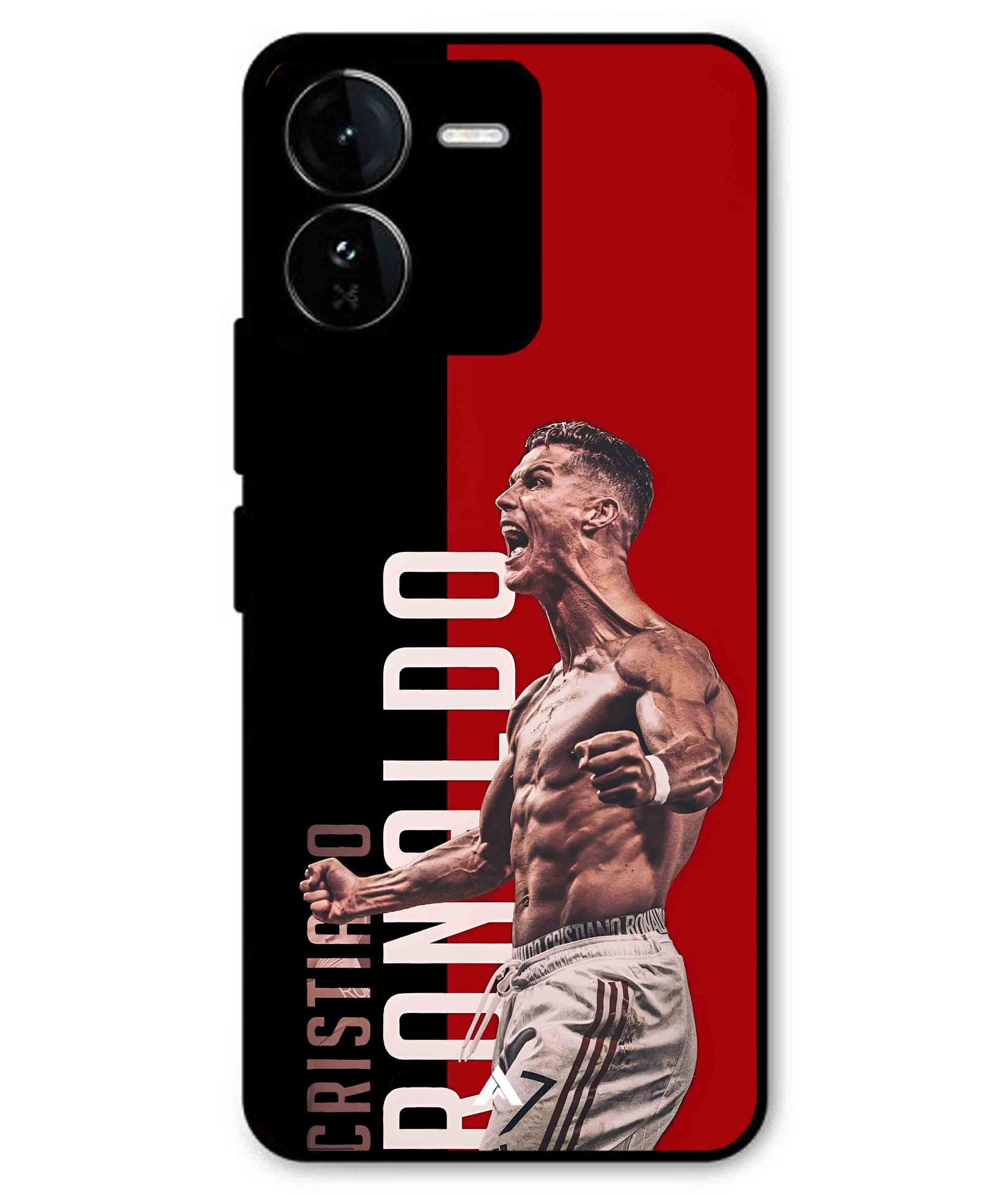 Ronaldo 01 Football Aesthetic Metal Back Cover Phone Case for iQOO Z9