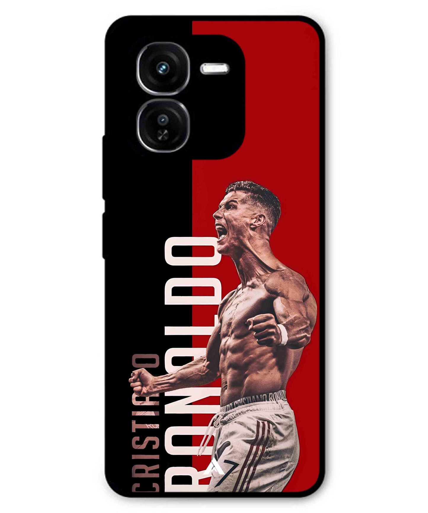 Ronaldo 01 Football Aesthetic Metal Back Cover Phone Case for iQOO Z9x