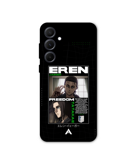 Eren Attack On Titan Metal Back Cover & Phone Case - Ascension Store