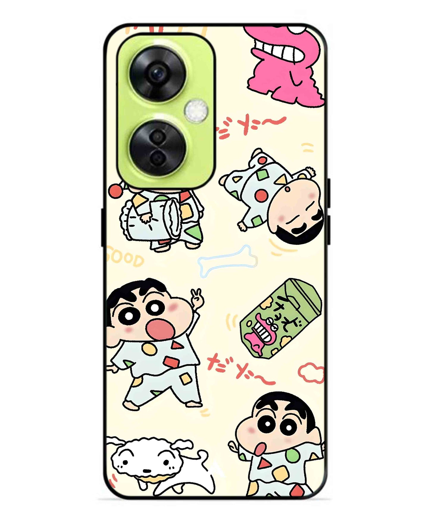 Shinchan Collage Metal Back Cover Phone Case for Oneplus Nord CE 3 Lite