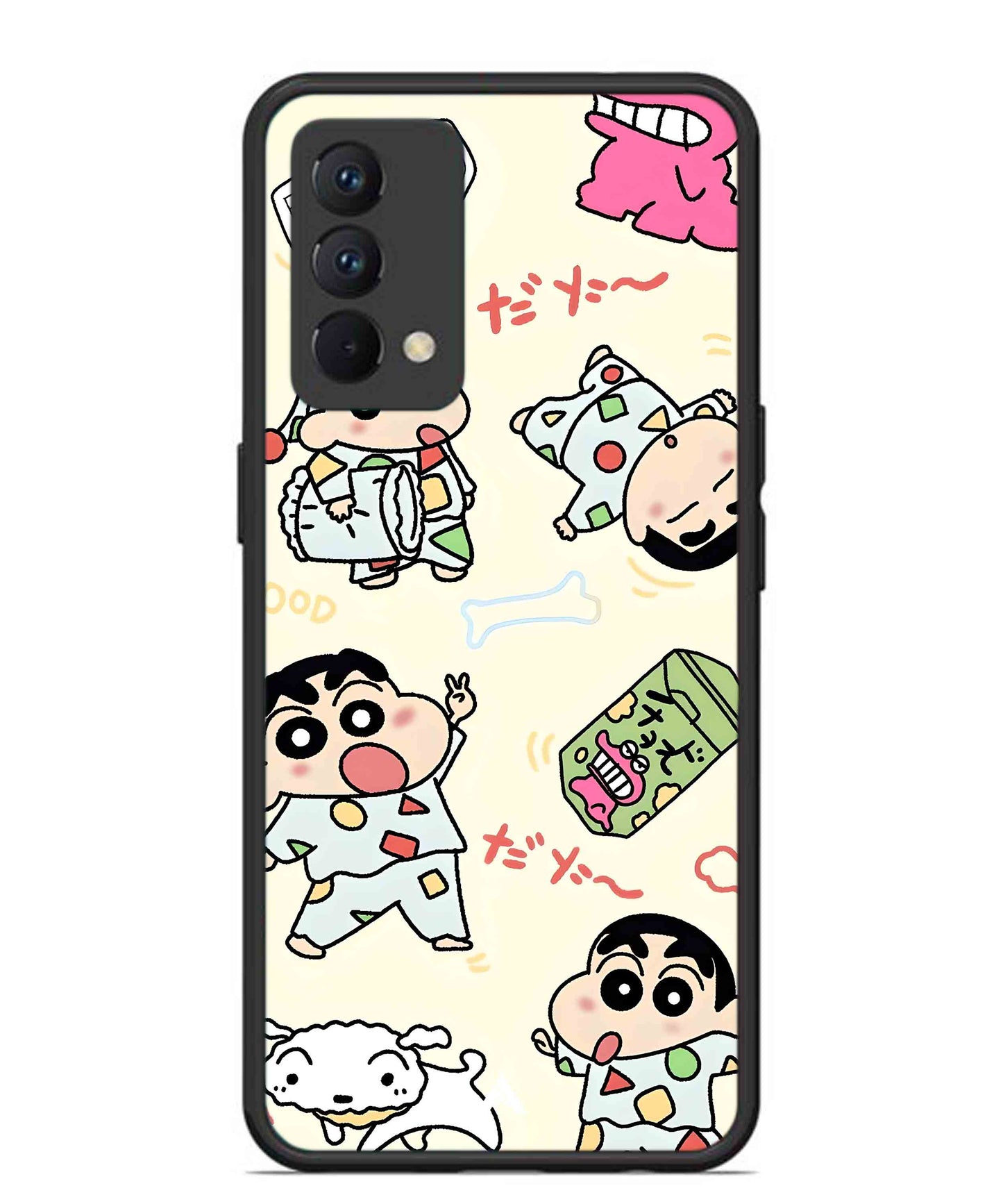 Shinchan Collage Metal Back Cover Phone Case for Realme GT Master Edition