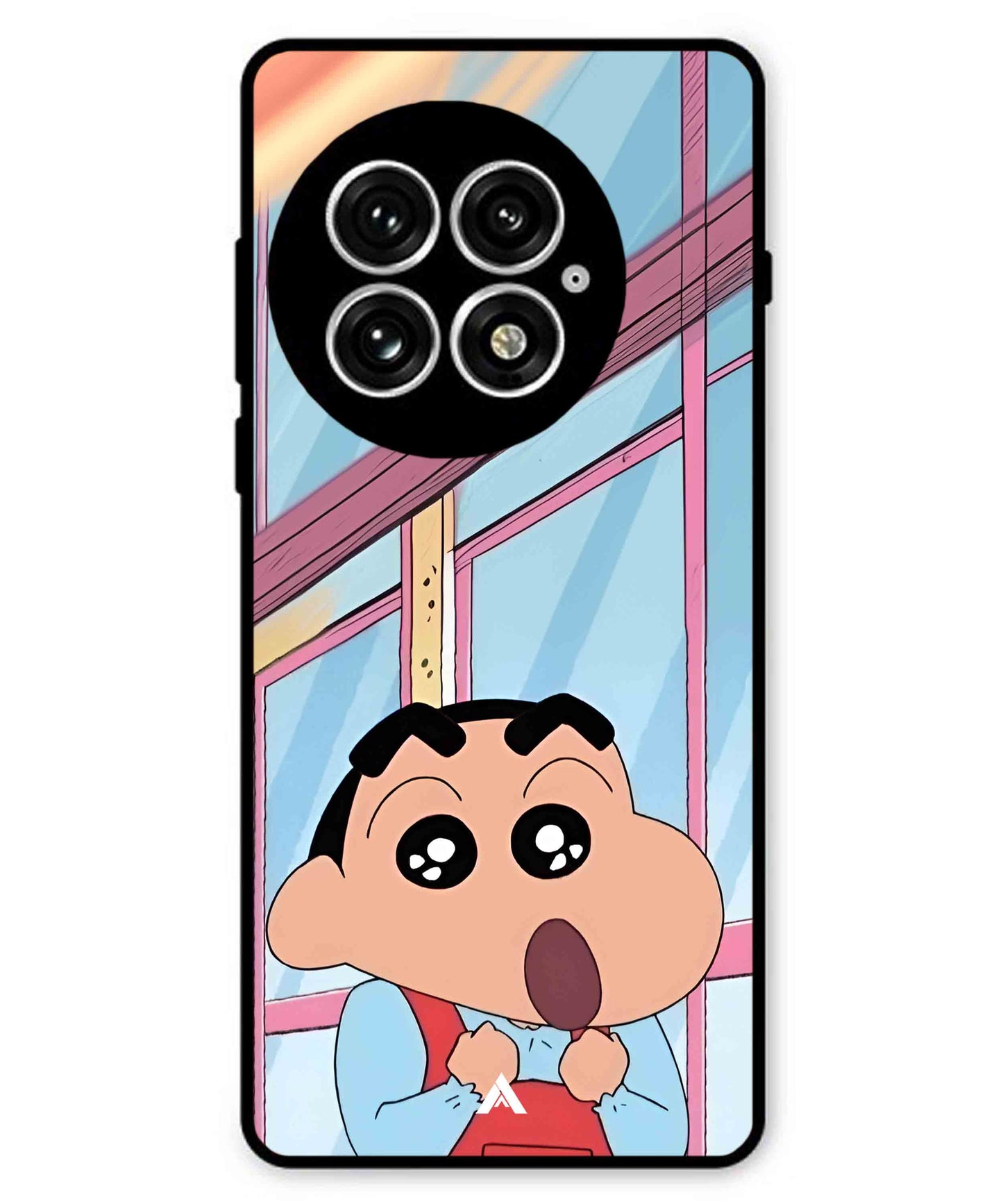 Shinchan Oouo Metal Back Cover Phone Case for Oneplus 13