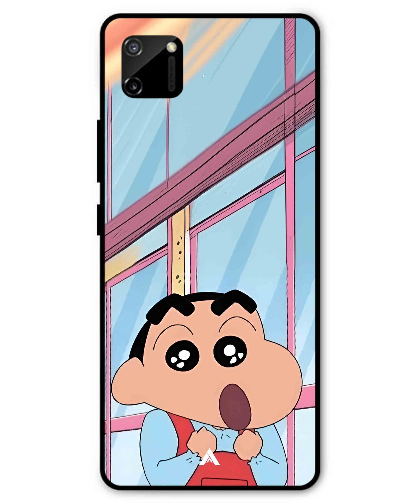 Shinchan Oouo Metal Back Cover Phone Case for Realme C11